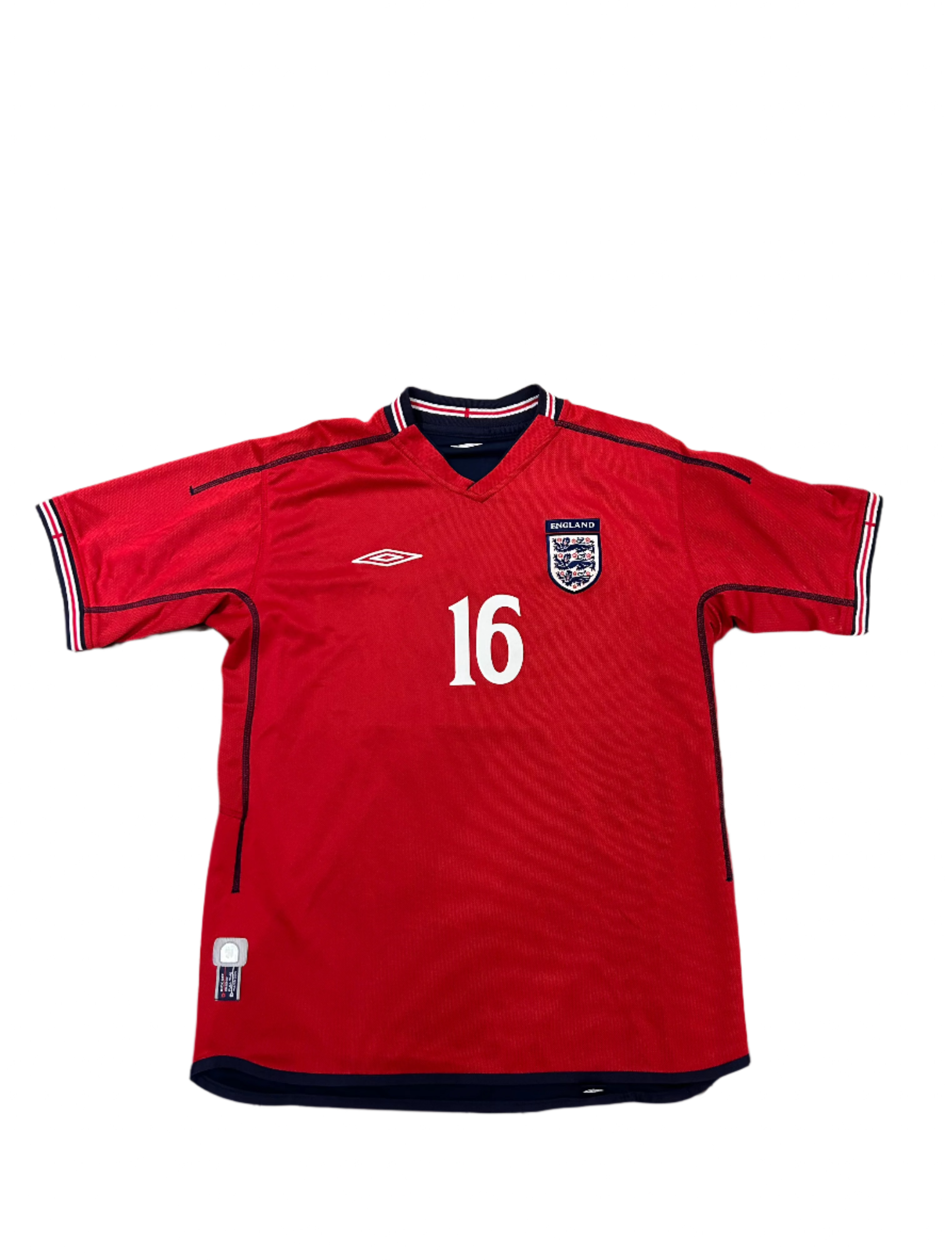 Umbro - England 2002 Away Football Shirt 'SOUTHGATE'