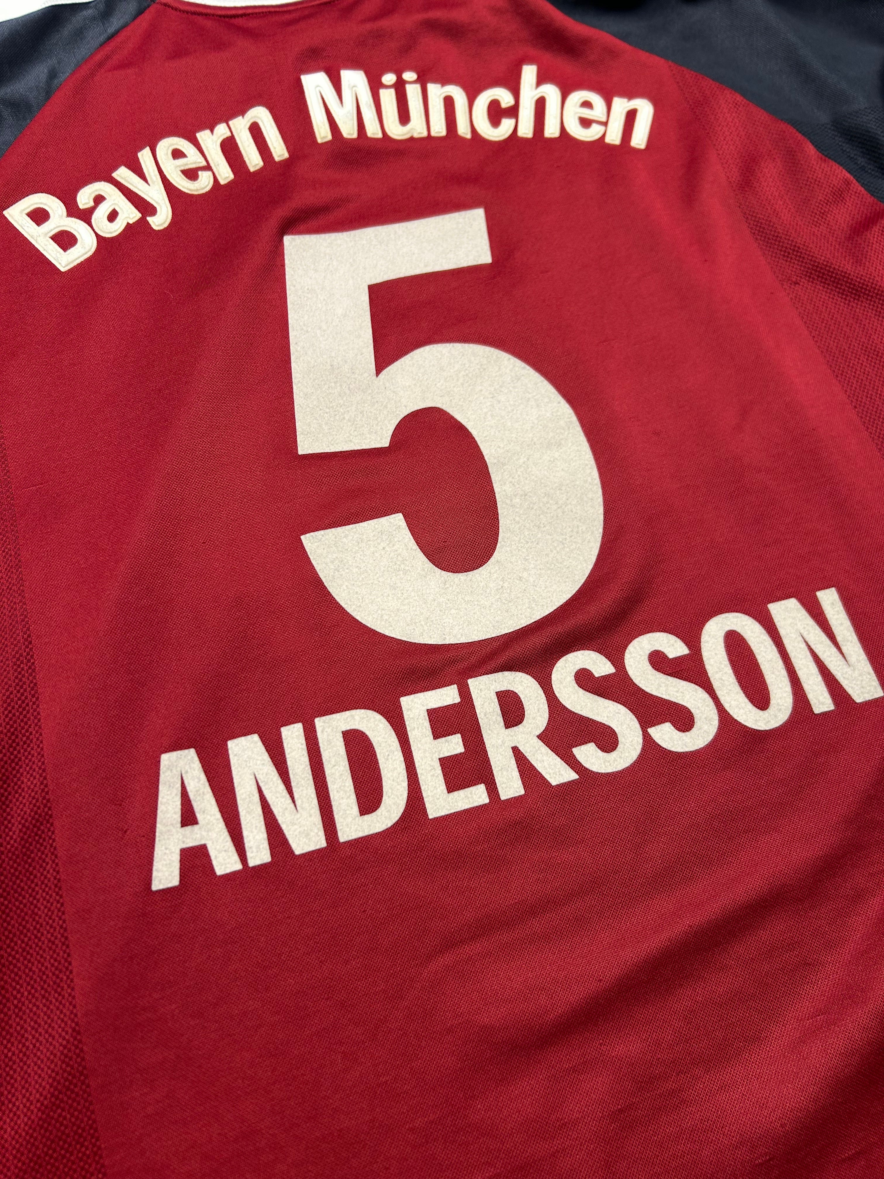 Adidas - Bayern Munchen 2001/02 Home Football Shirt 'ANDERSSON'