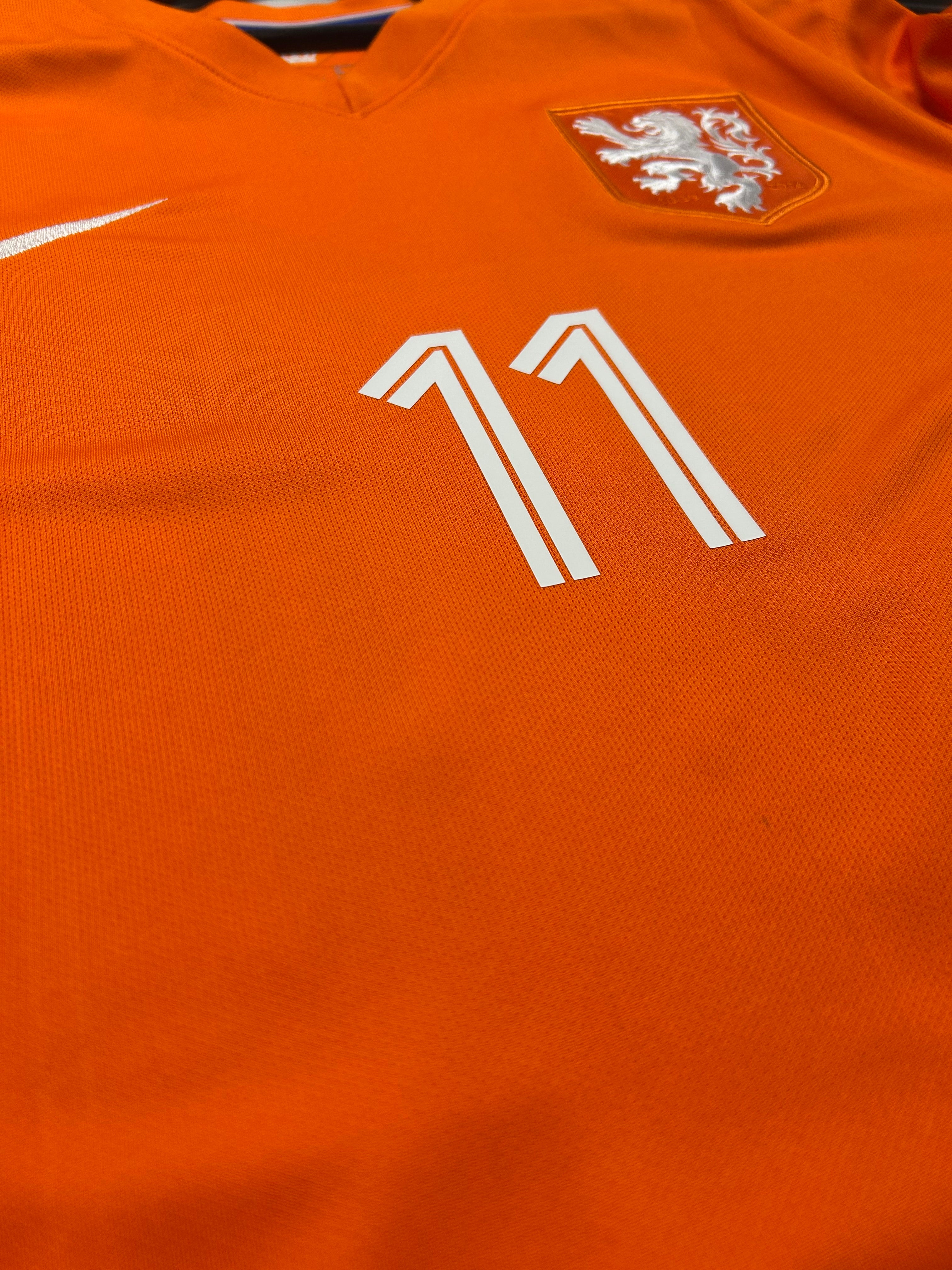 Nike - Netherlands 2014 Home Football Shirt 'ROBBEN'