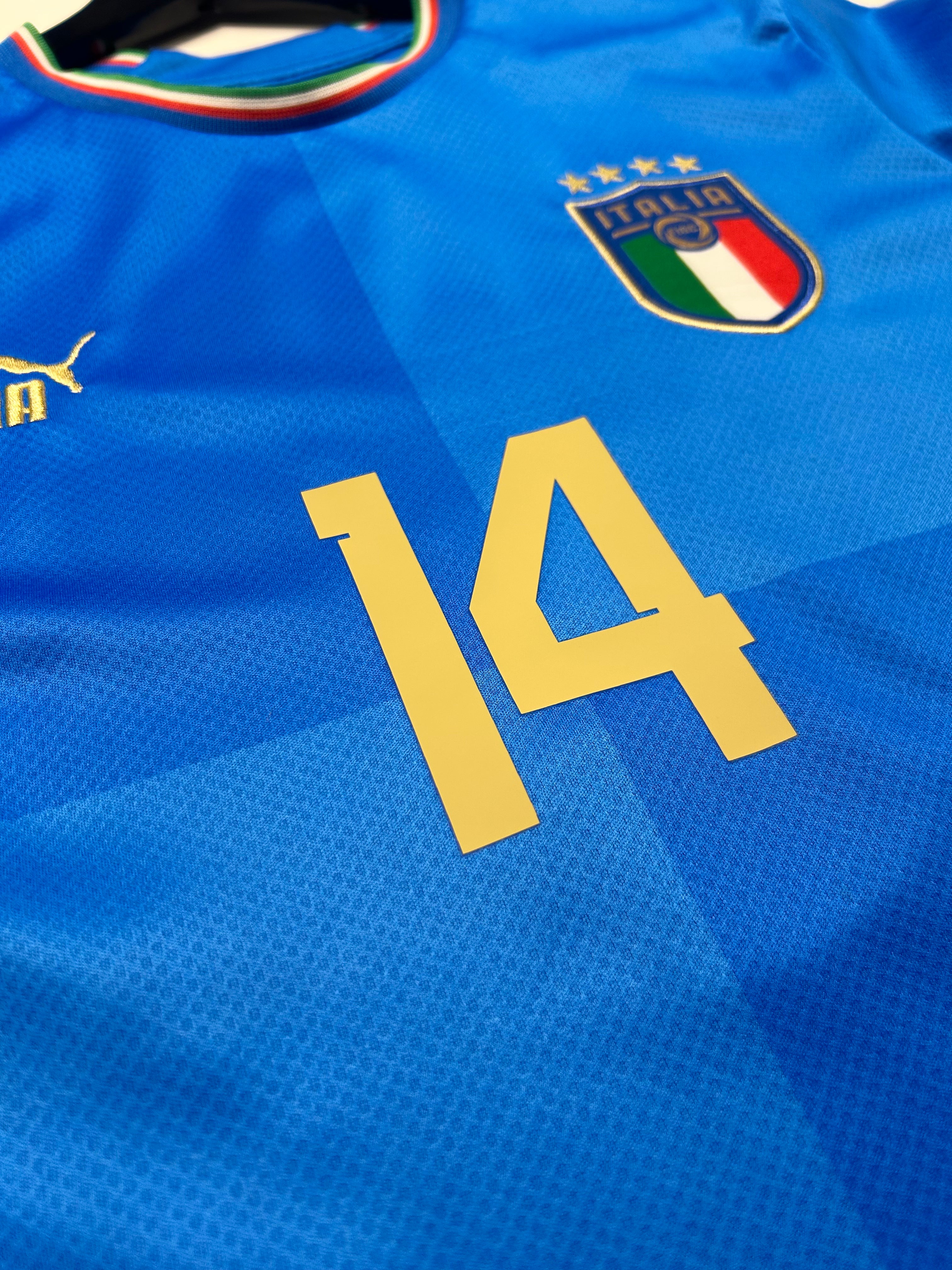 Puma - Italy 2022 Home Football Shirt 'CHIESA'