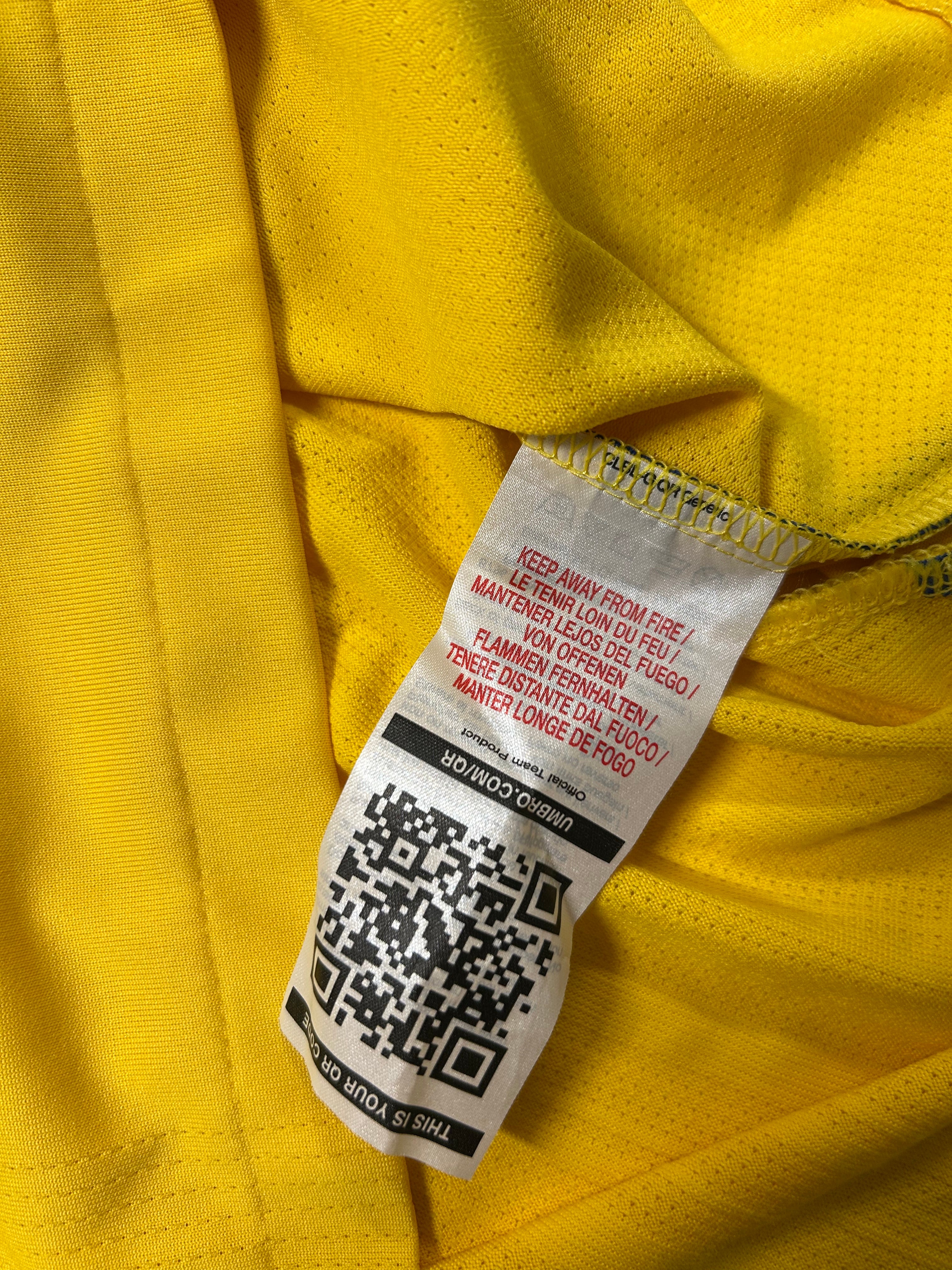 Umbro - Sweden 2008 Home Football Shirt 'MELLBERG'