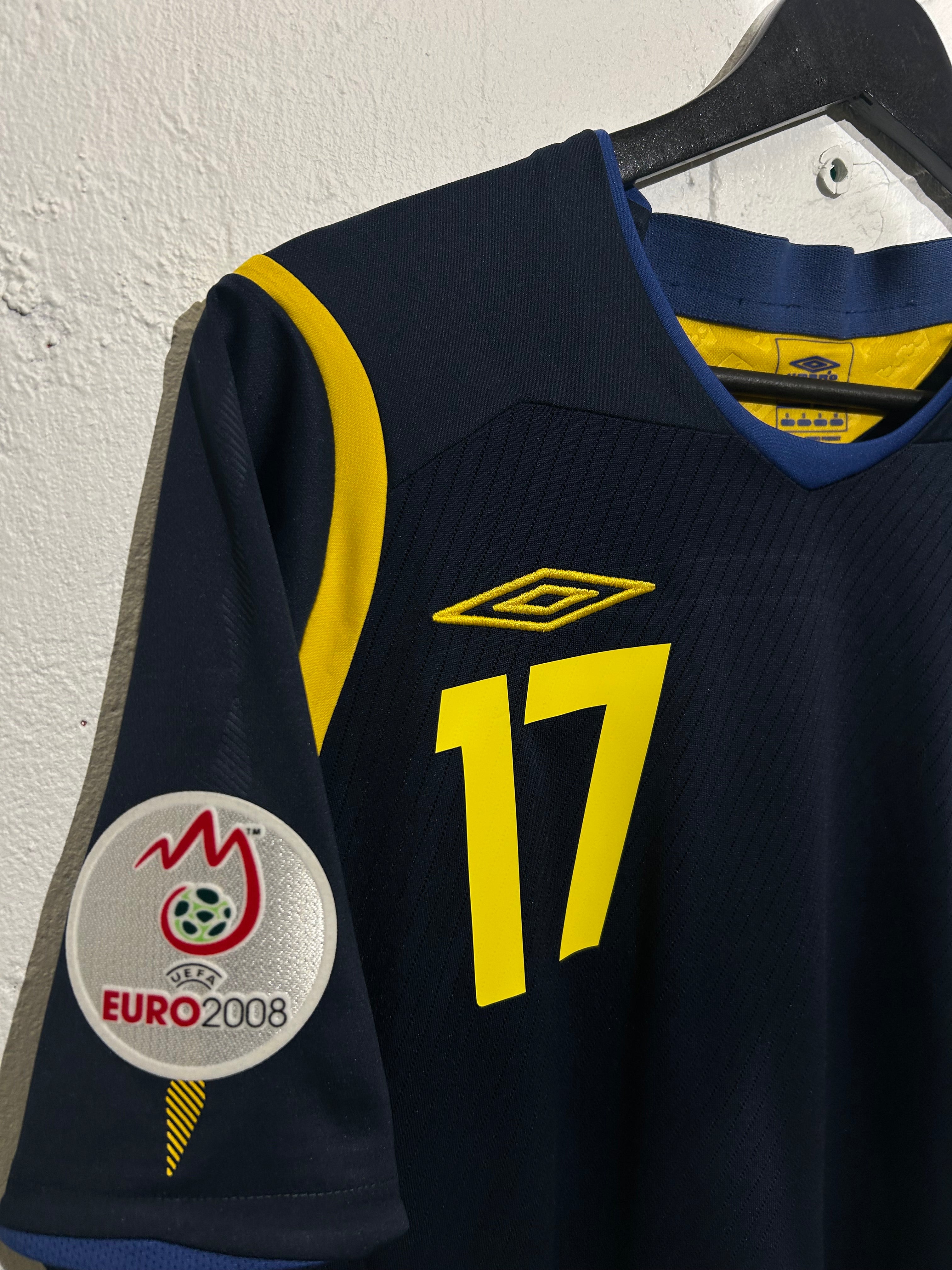 Umbro - Sweden 2008 Away Football Shirt 'LARSSON'