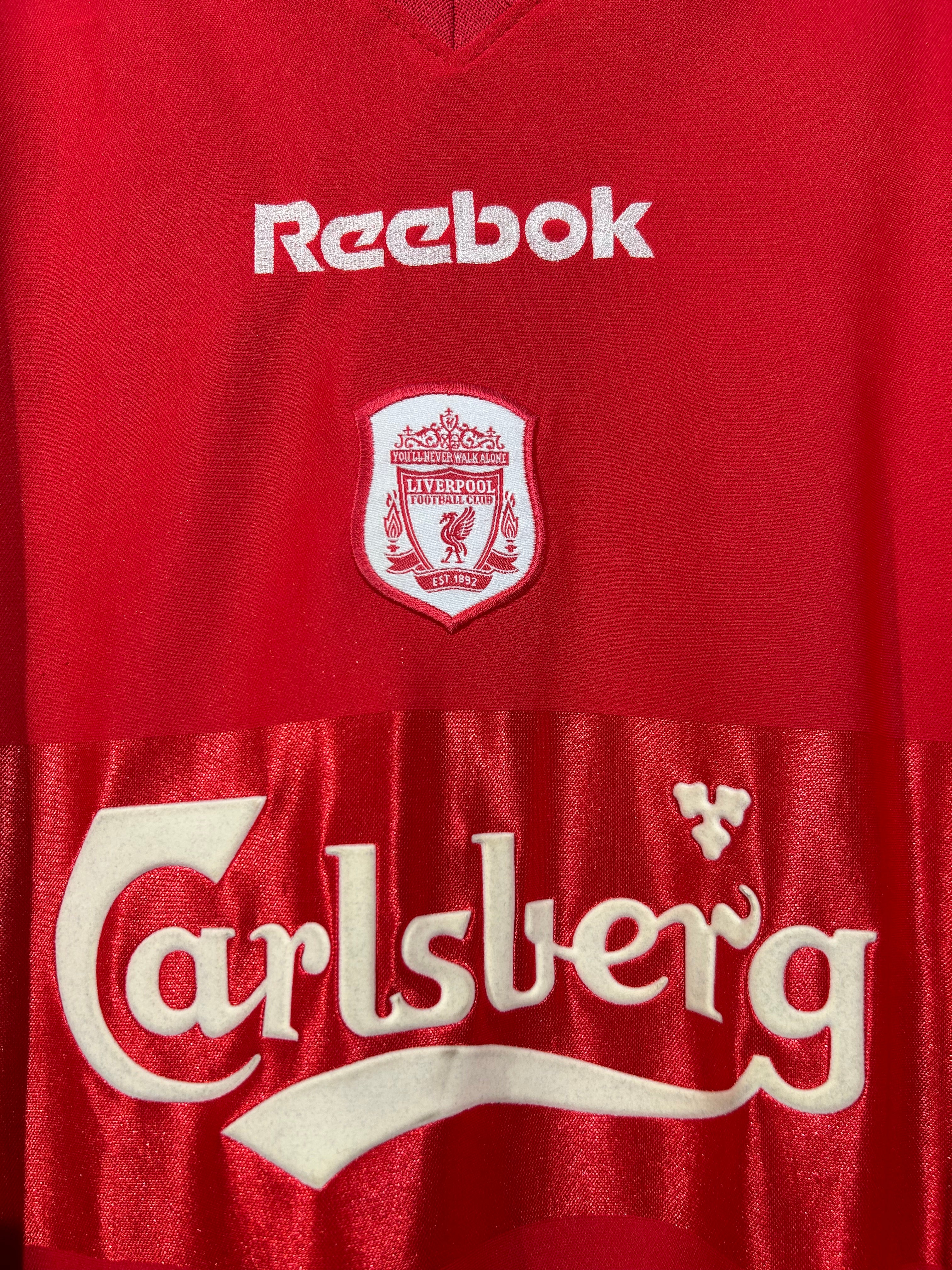 Reebok - Liverpool FC 2000/02 Home Football Shirt 'FOWLER'