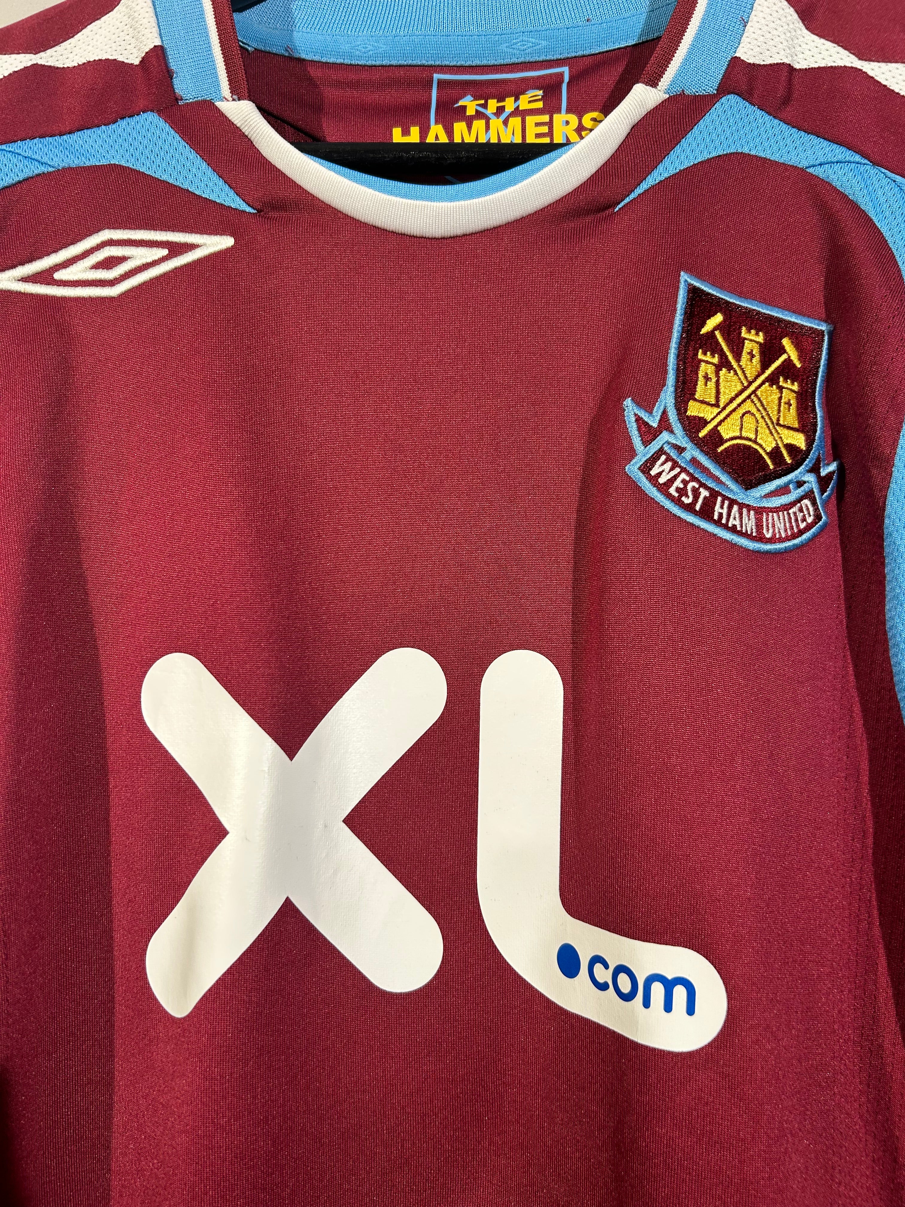 Umbro - West Ham United 2007/08 Home Football Shirt 'LJUNGBERG'