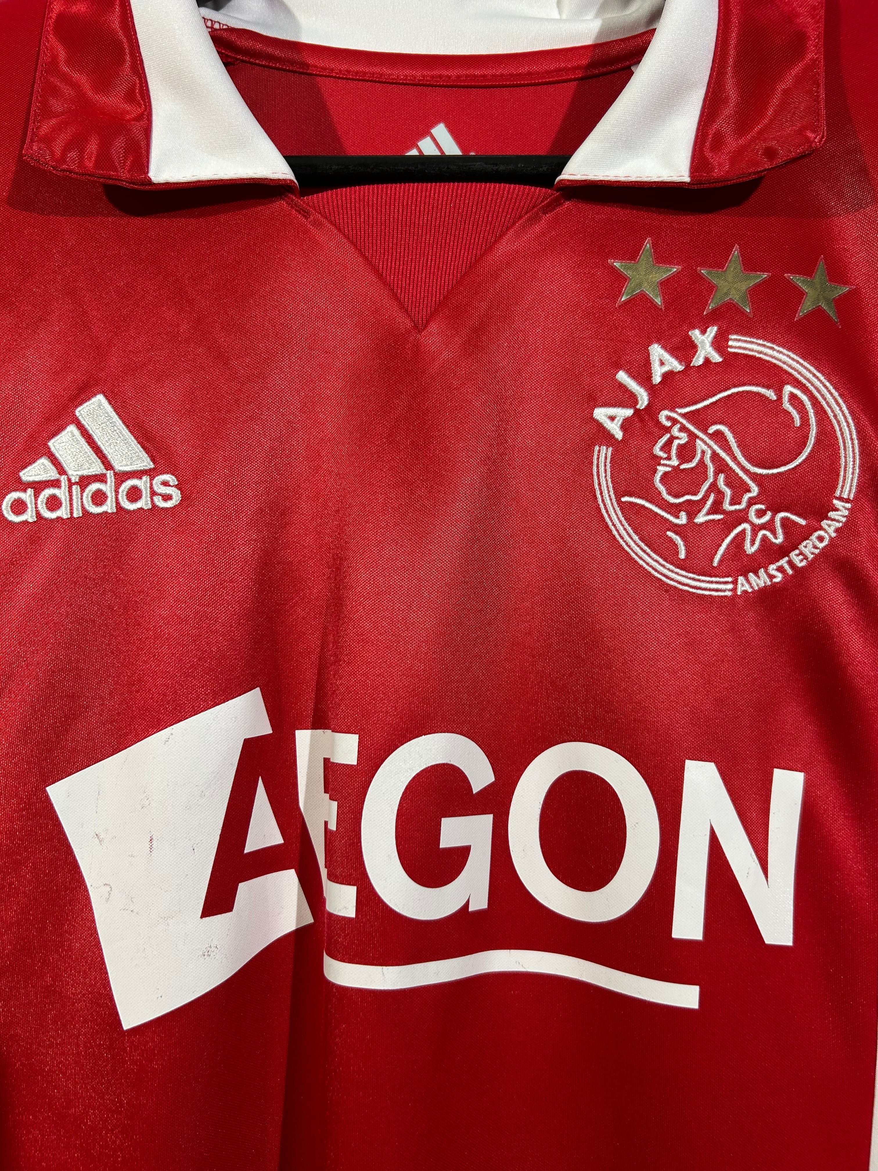 Adidas - Ajax 2011/12 Home Football Shirt 'VAN DER WIEL'