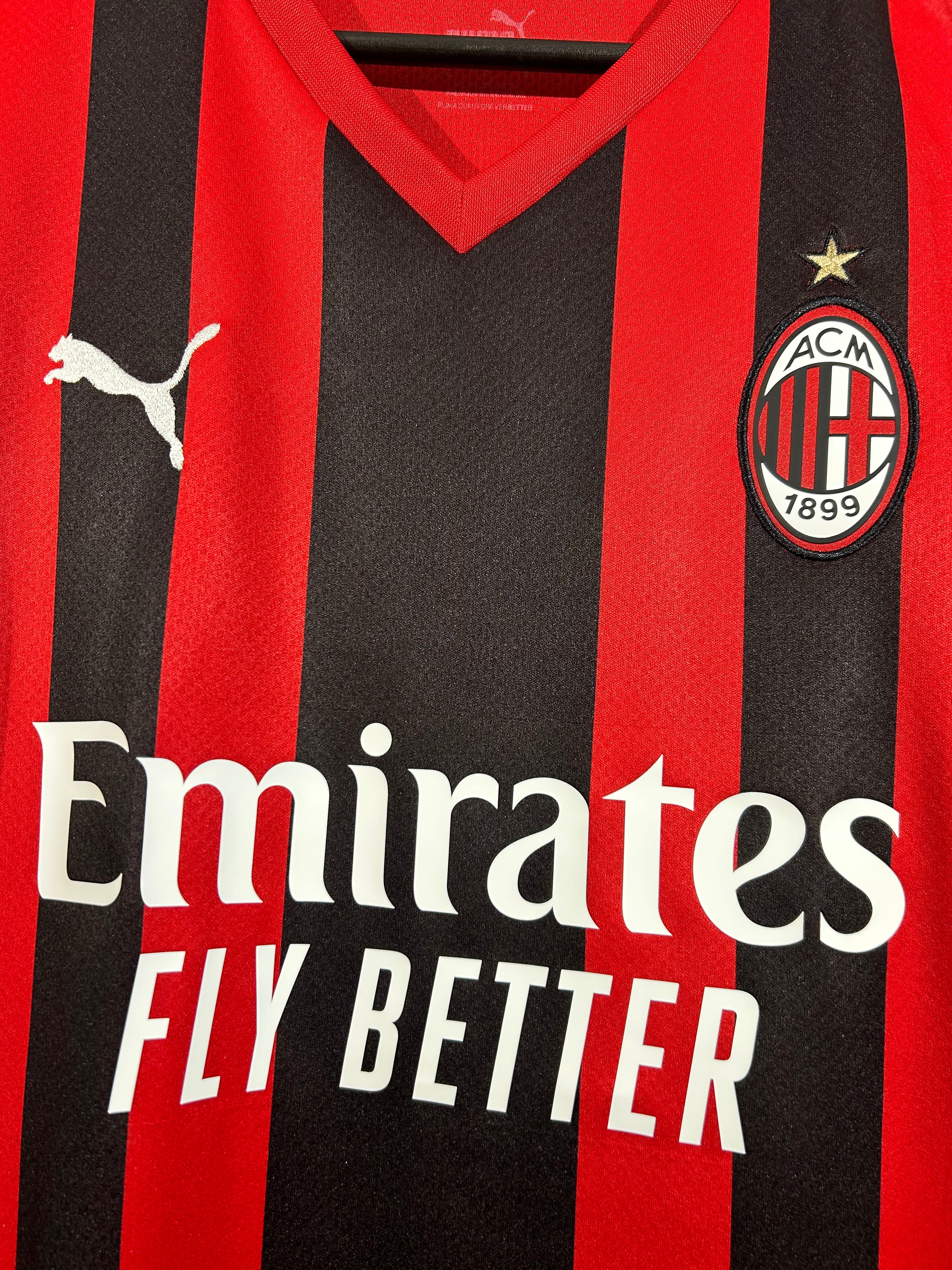 Puma - AC MIlan 2021/22 Home Football Shirt 'IBRAHIMOVIC'