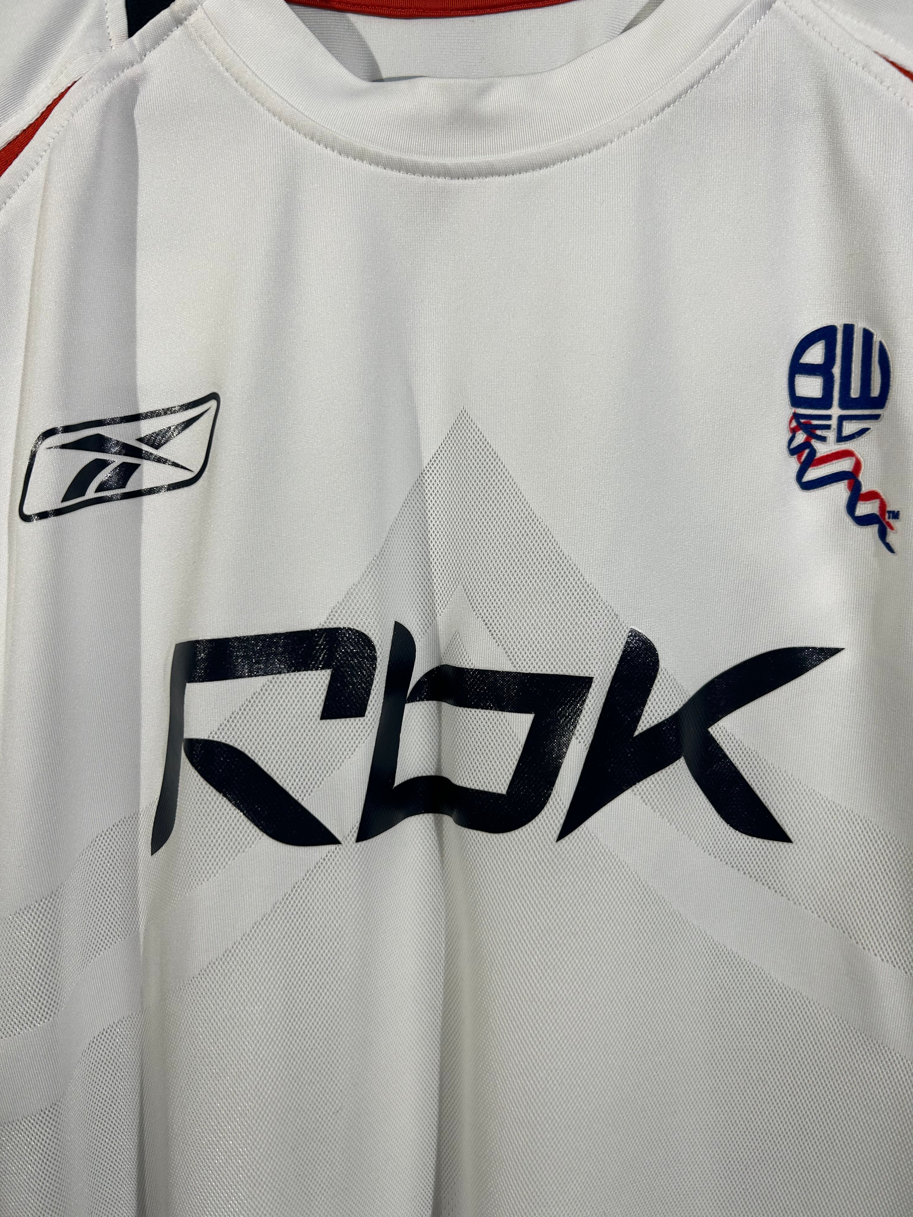Reebok - Bolton Wandereres 2007/08 Home Football Shirt 'WILHELMSSON'