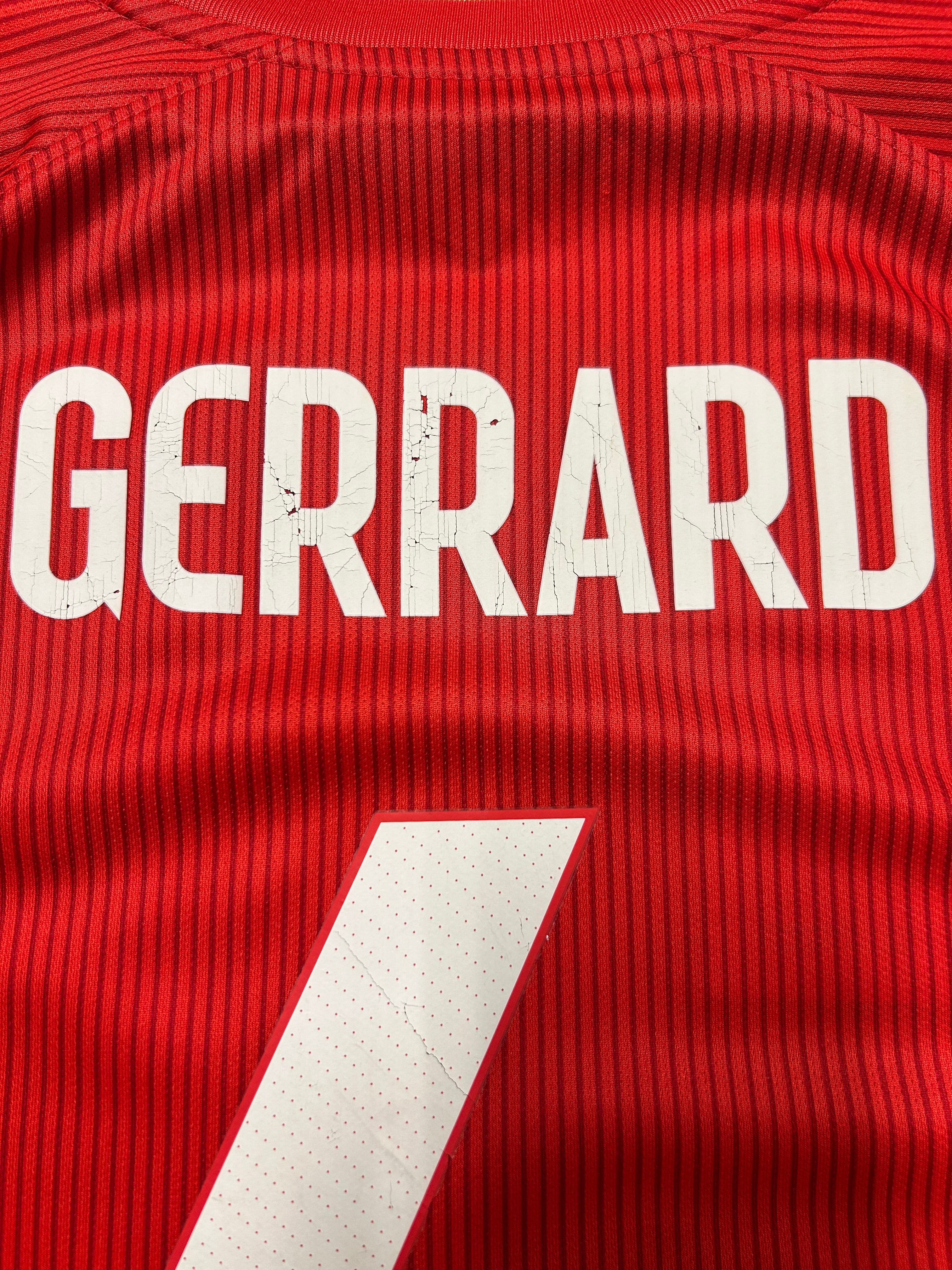 Nike - England 2014 Away Football Shirt 'GERRARD'