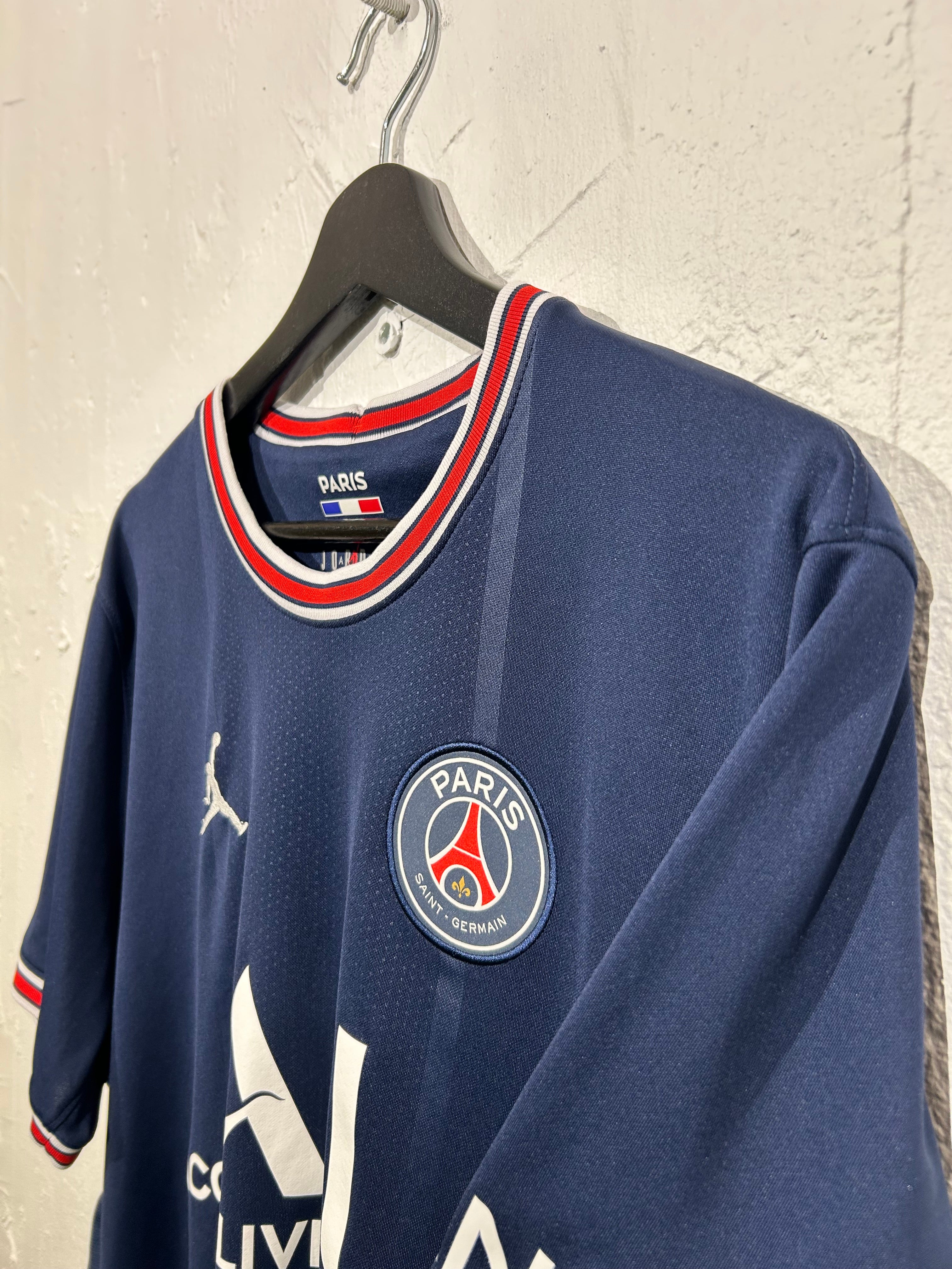 Nike Air Jordan - Paris Saint-Germain 2021/22 Home Football Shirt 'KIMPEMBE'