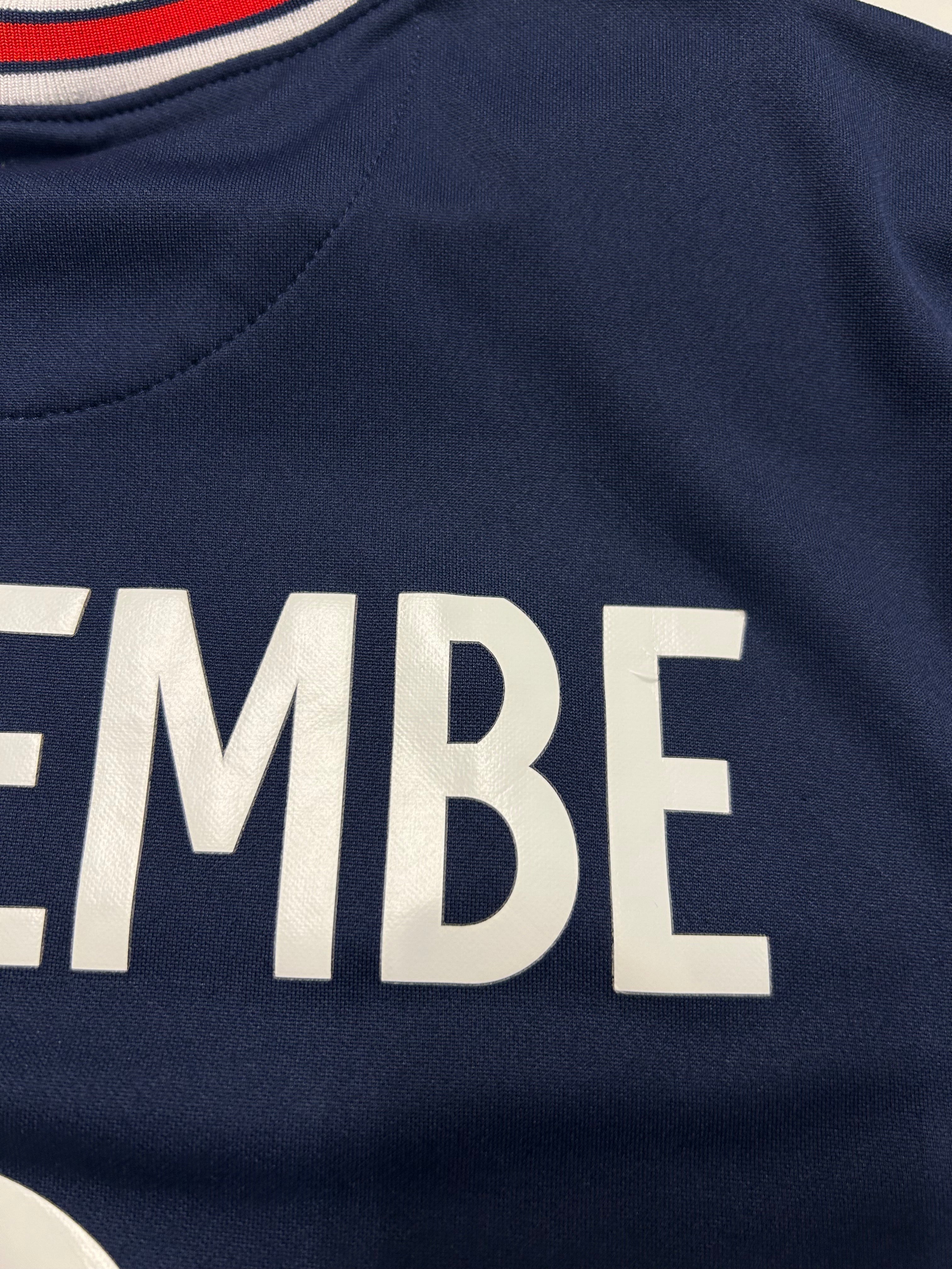 Nike Air Jordan - Paris Saint-Germain 2021/22 Home Football Shirt 'KIMPEMBE'