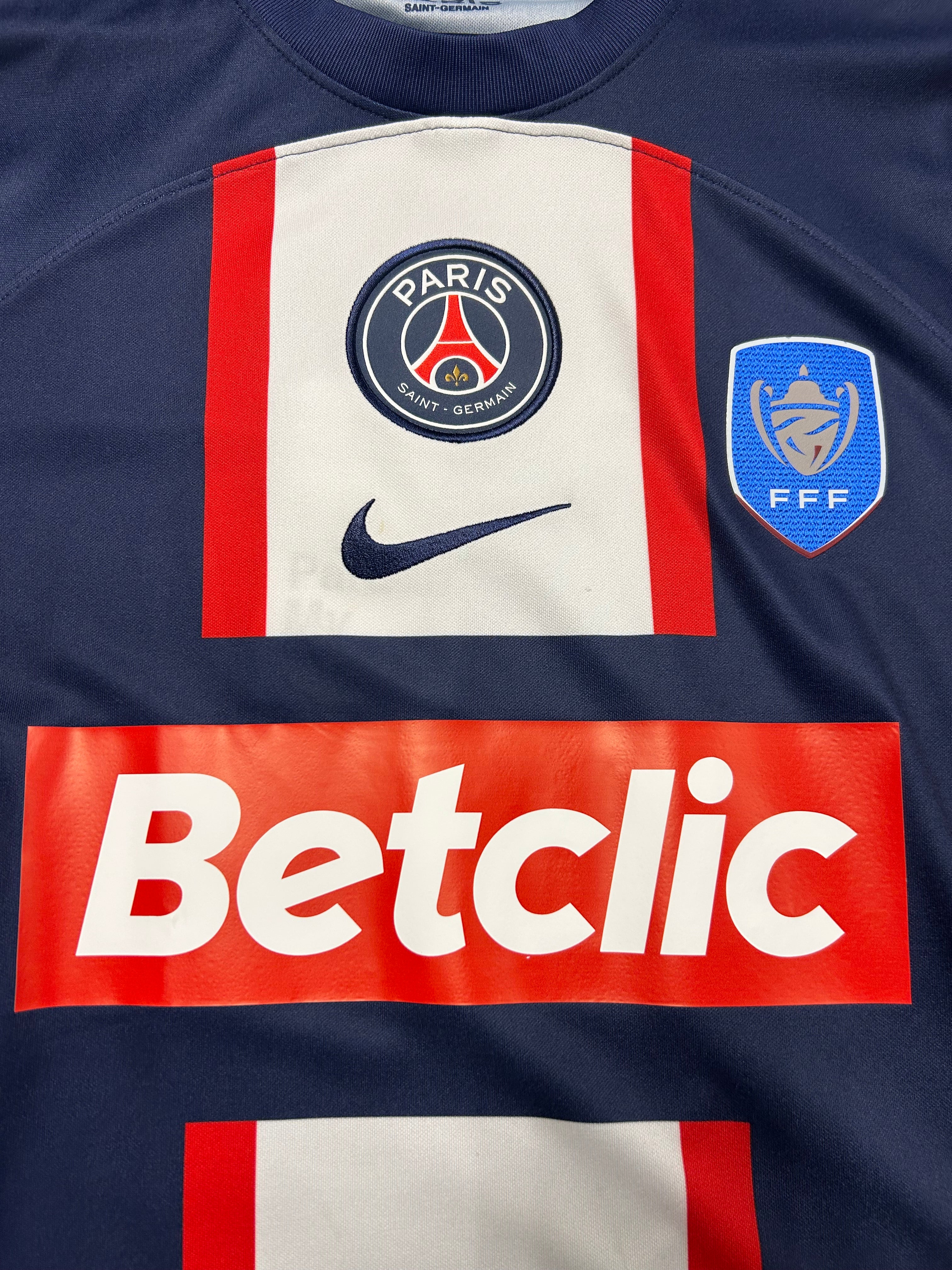 Nike - Paris Saint-Germain 2022/23 Home Football Shirt '11' Cup Version
