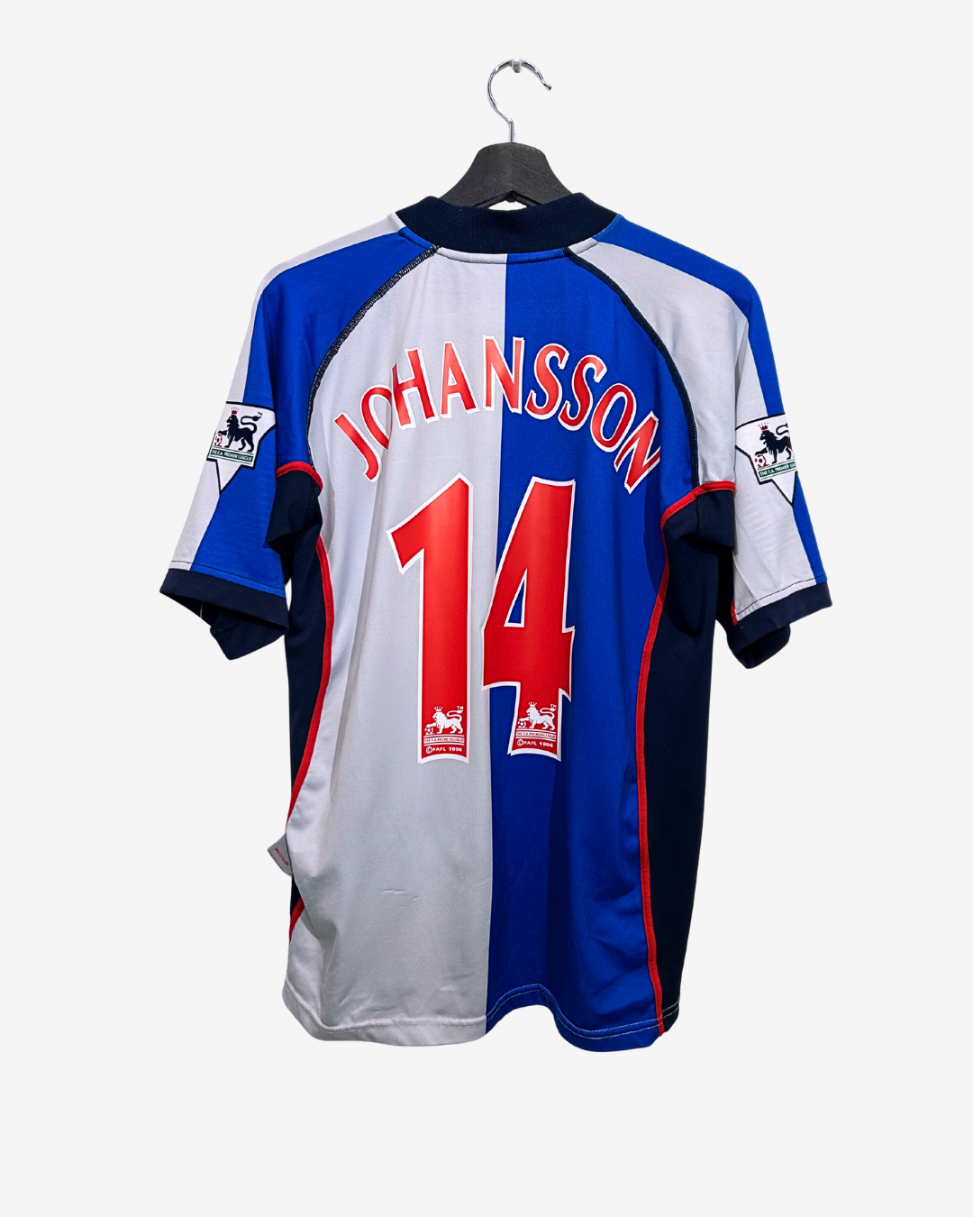 Kappa - Blackburn Rovers 2002/03 Home Football Shirt 'JOHANSSON'