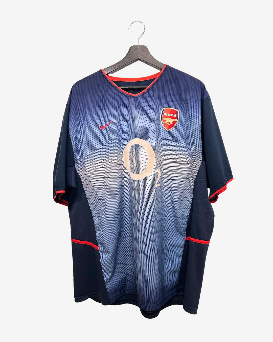 arsenal 2002 03 away vieira front sponsor o2