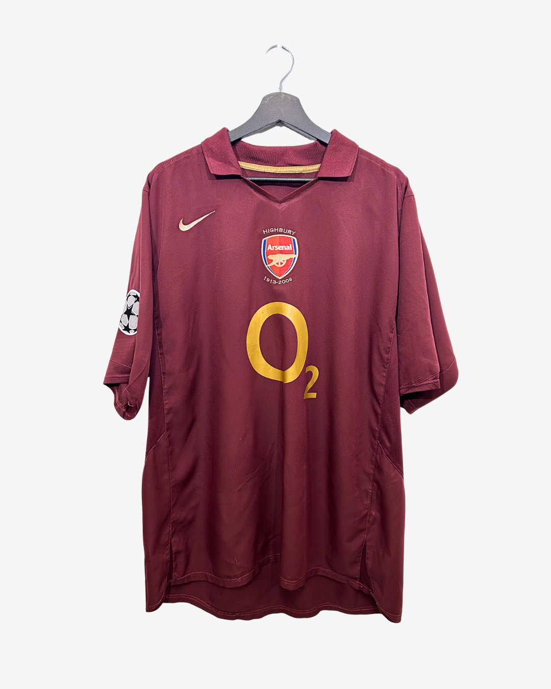 arsenal 2005 06 home o2 sponsor