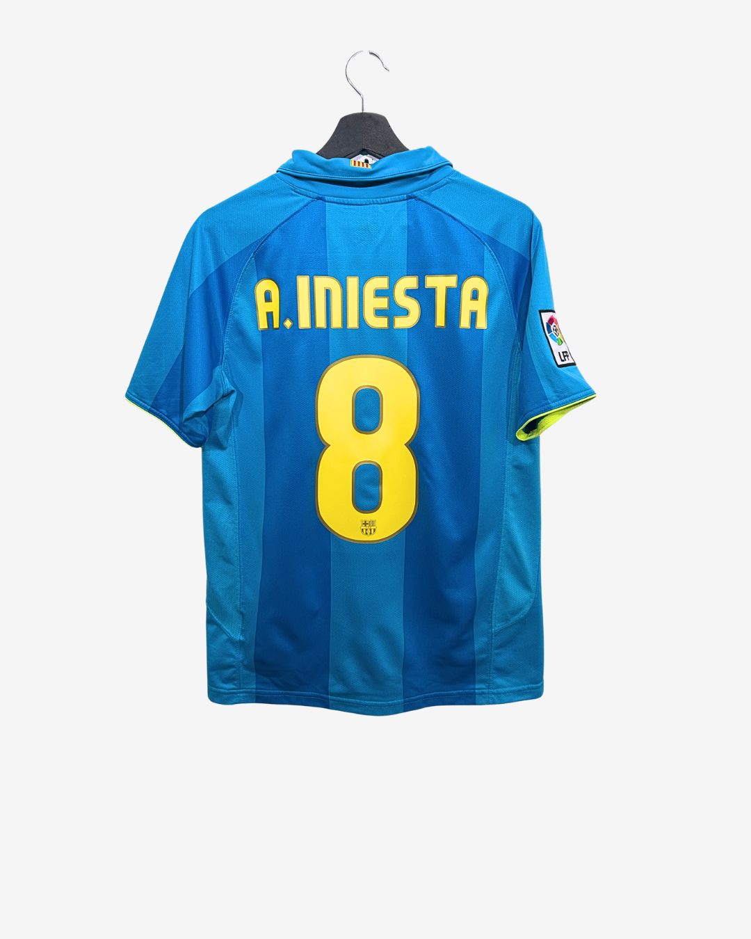 Nike - FC Barcelona 2007/08 Away Football Shirt 'A.INIESTA'