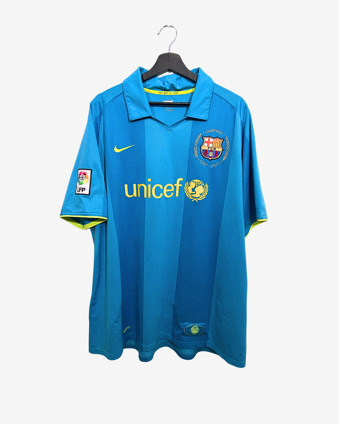 Nike - FC Barcelona 2007/08 Away Football Shirt 'RONALDINHO'