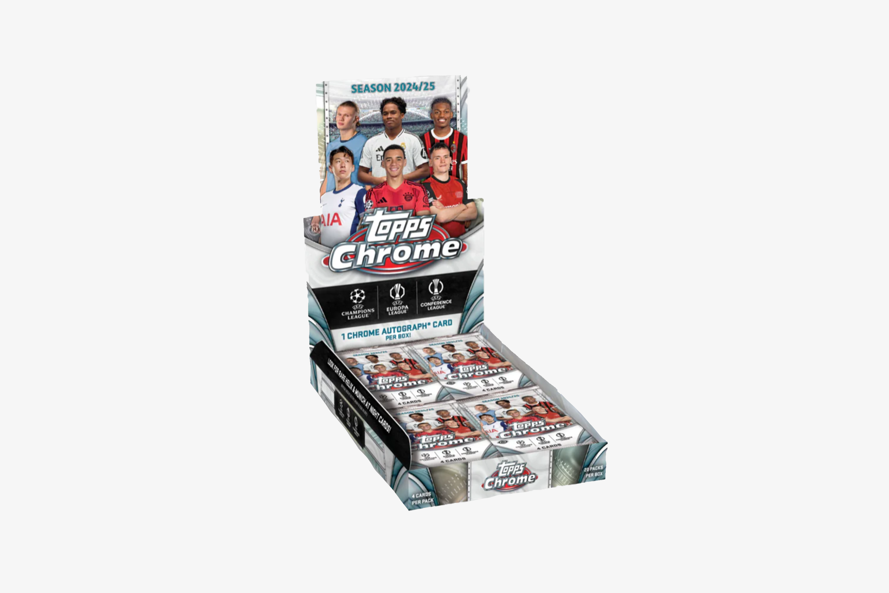 Topps Chrome UEFA Club Competitions 2024/25 - Hobby Box