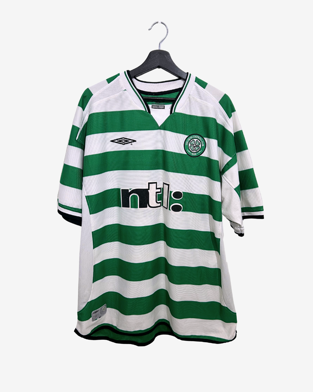 Umbro - Celtic FC 2001/03 Home Football Shirt 'LARSSON'