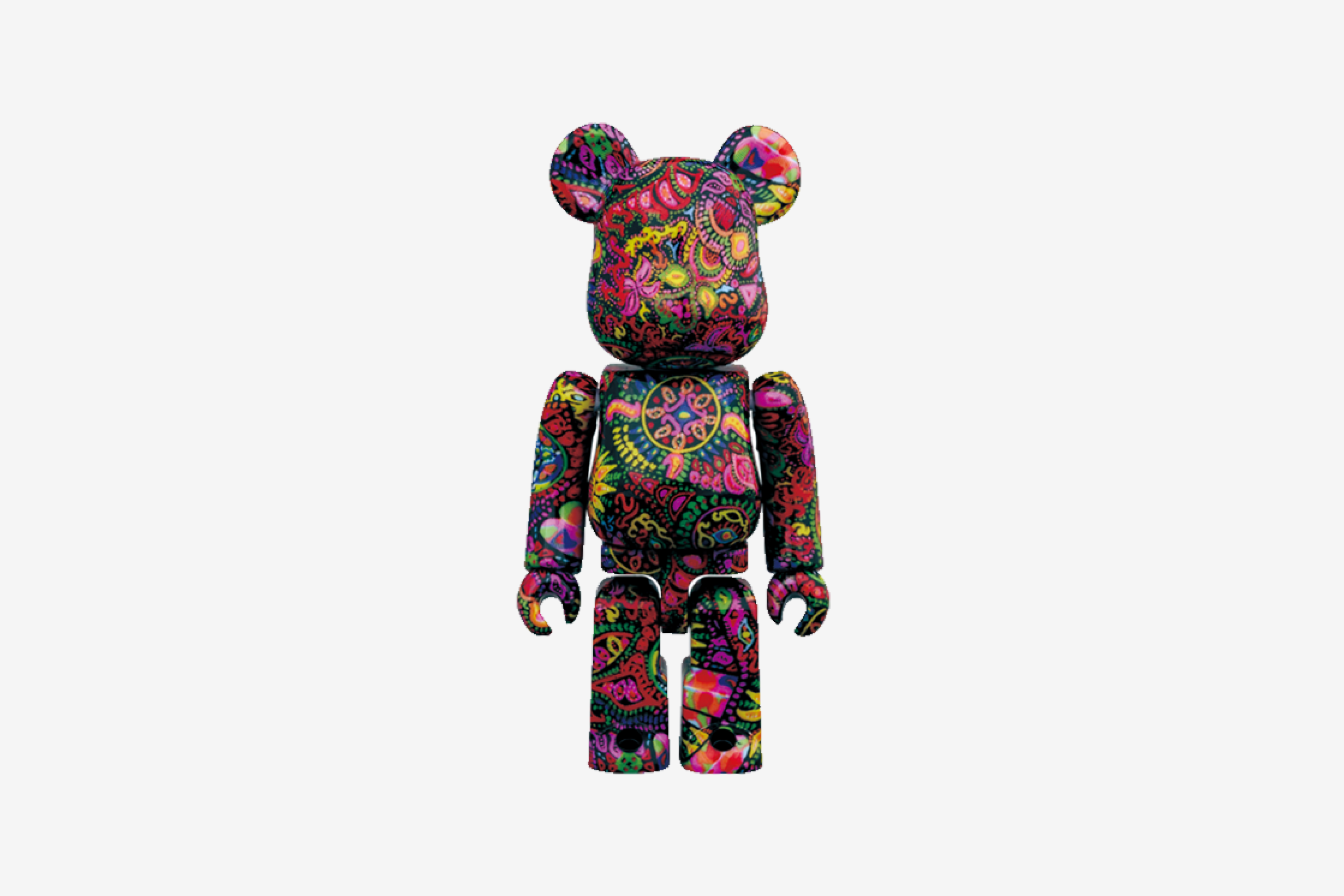 Bearbrick Psychedelic Paisley 100% & 400% Set