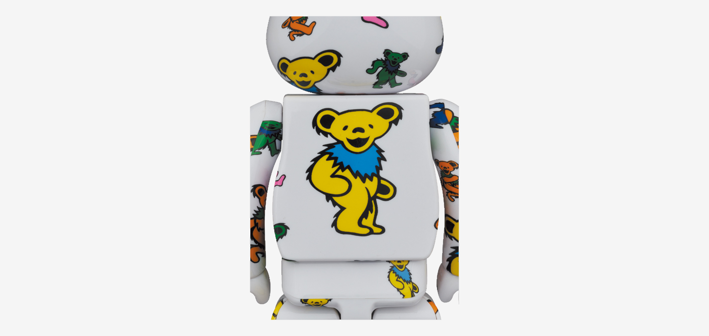 Bearbrick x Grateful Dead (Dancing Bears) 100% & 400% Set