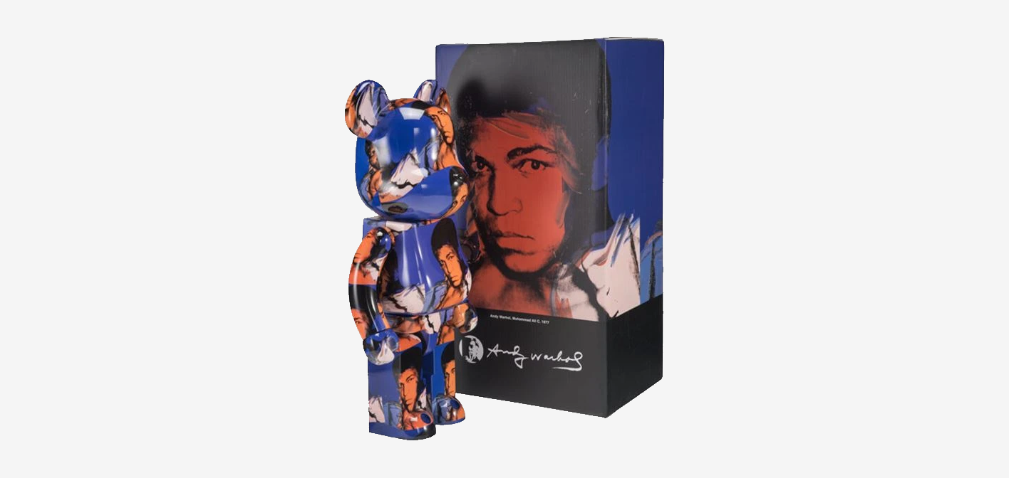 Bearbrick Andy Warhol's Muhammad Ali 1000%