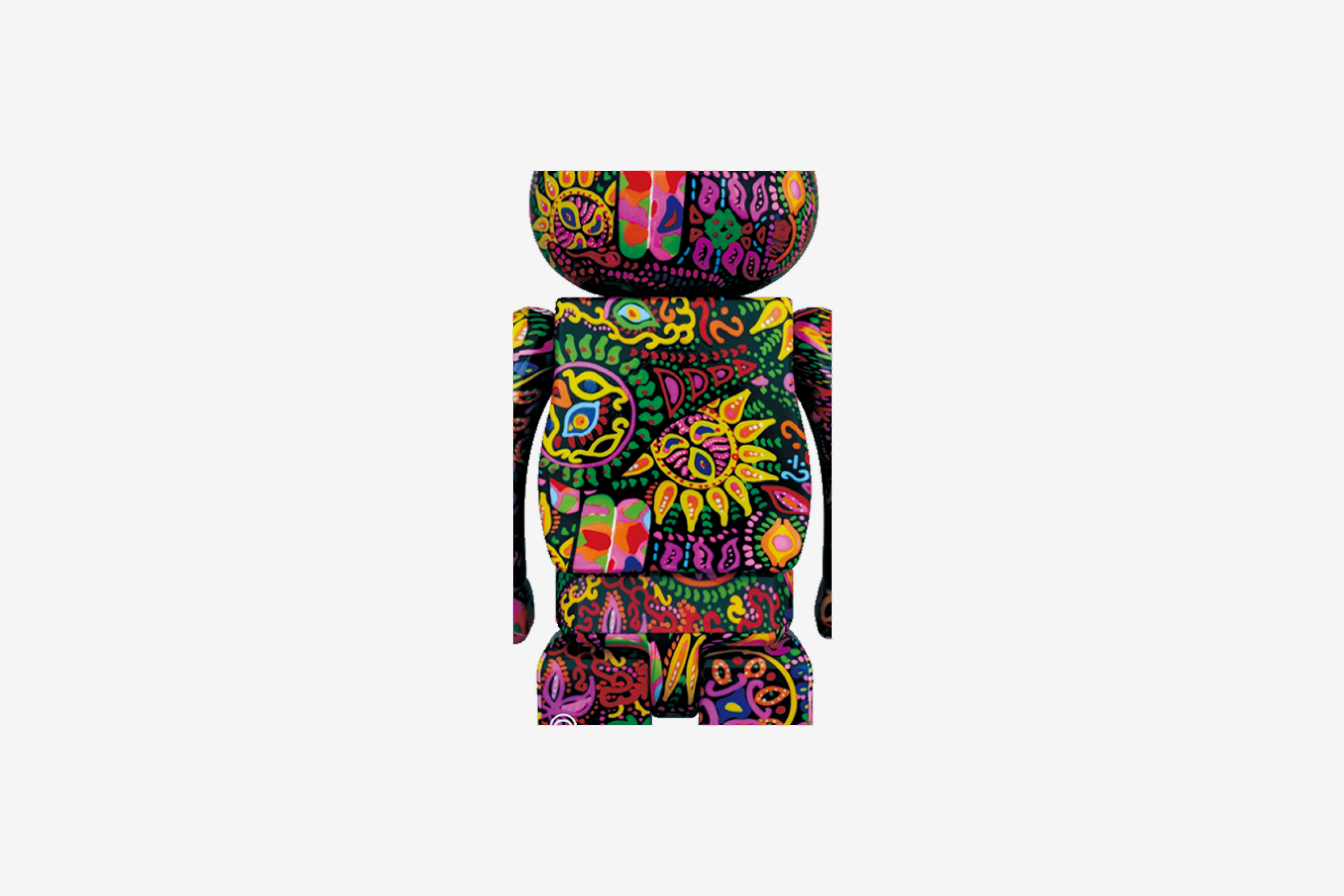Bearbrick Psychedelic Paisley 100% & 400% Set