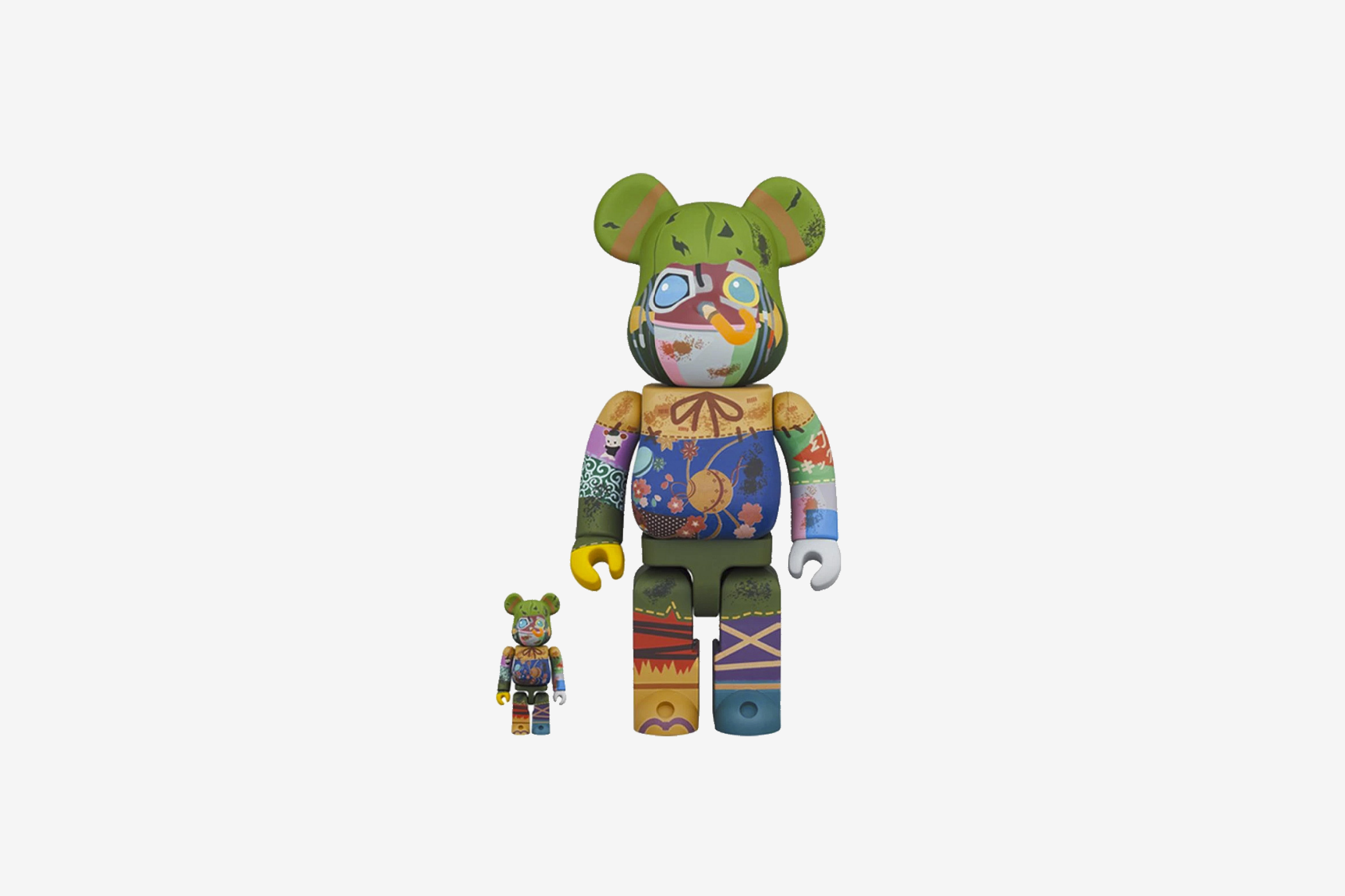 Bearbrick Poupelle of Chimney Town 100% & 400% Set