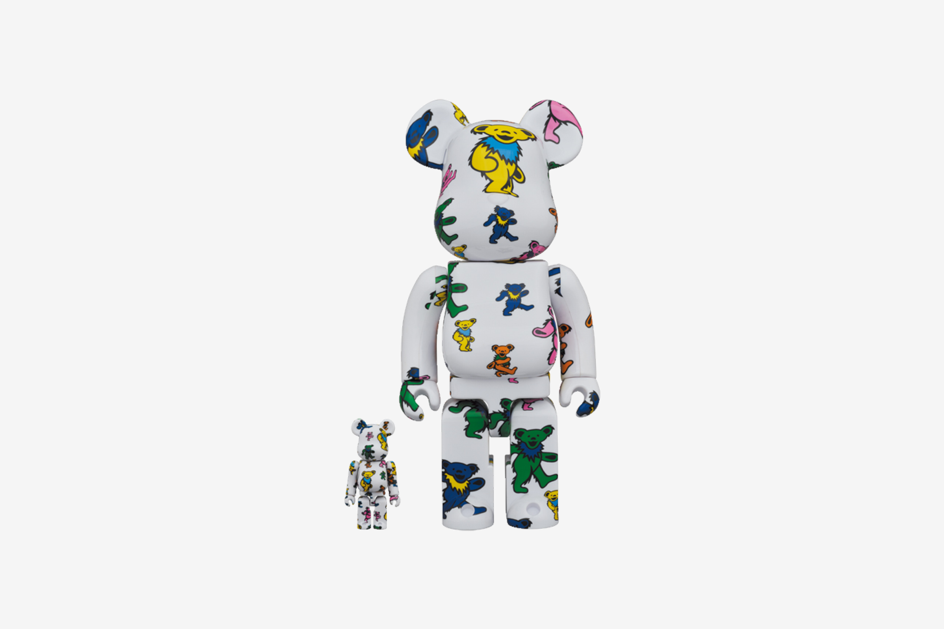 Bearbrick x Grateful Dead (Dancing Bears) 100% & 400% Set