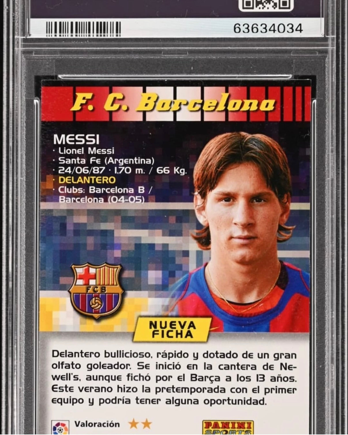 PMK Värdekollen - Detta Lionel Messi Rookie-kort såldes för rekordhöga 36,000 USD