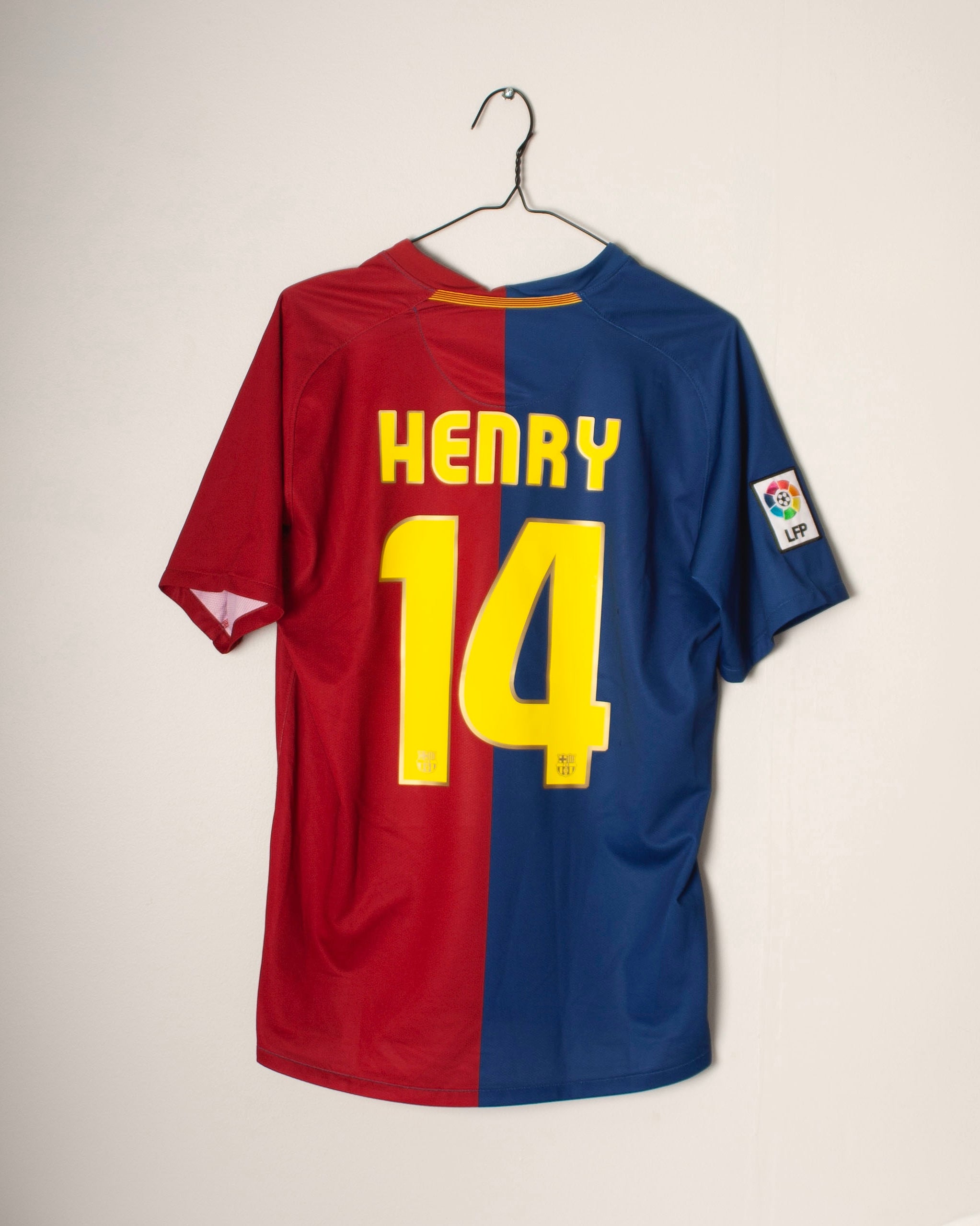 Nike - FC Barcelona 2008/09 Home Football Shirt 'HENRY'