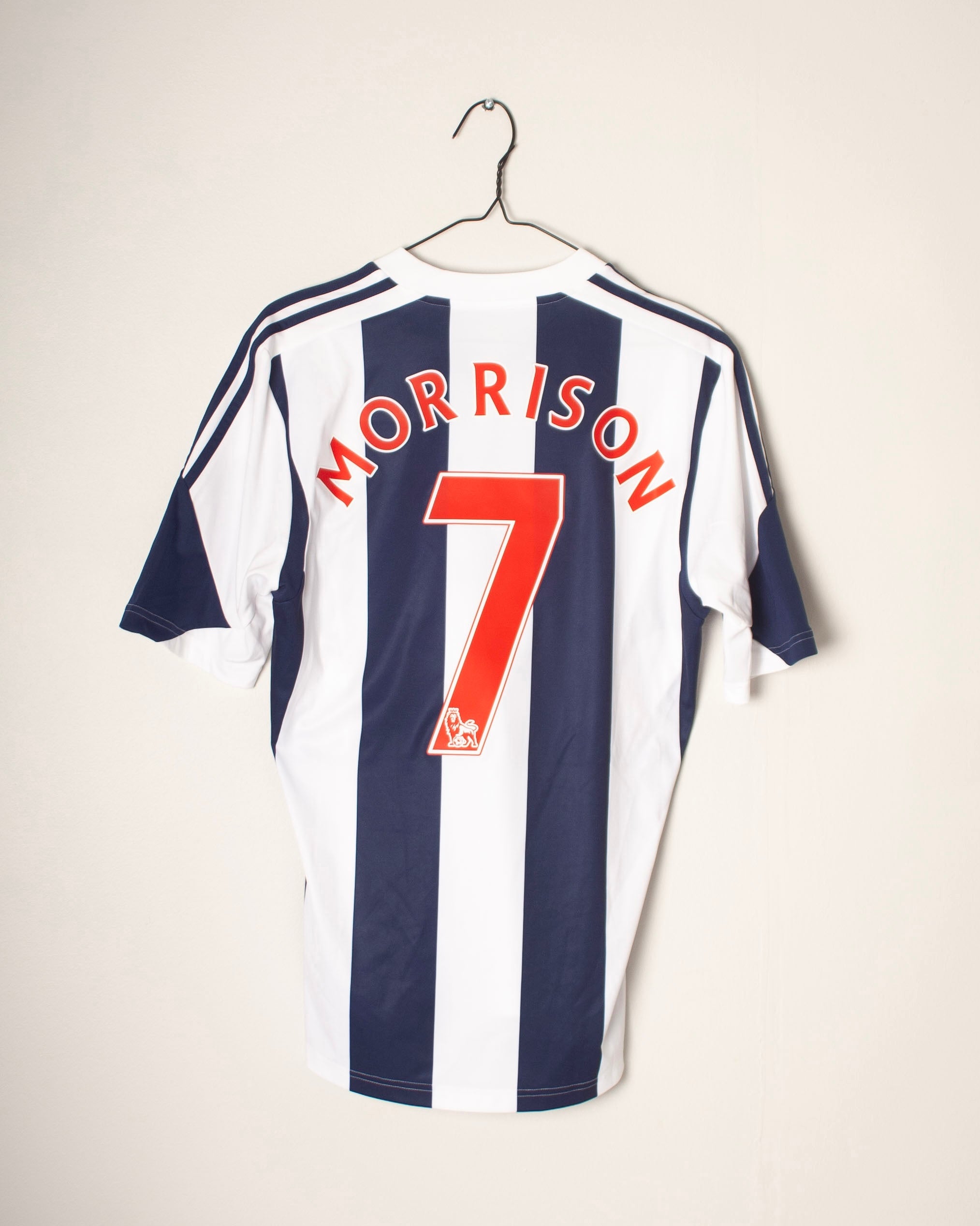 Adidas - West Bromwich Albion 2013/14 Home Football Shirt 'MORRISON'
