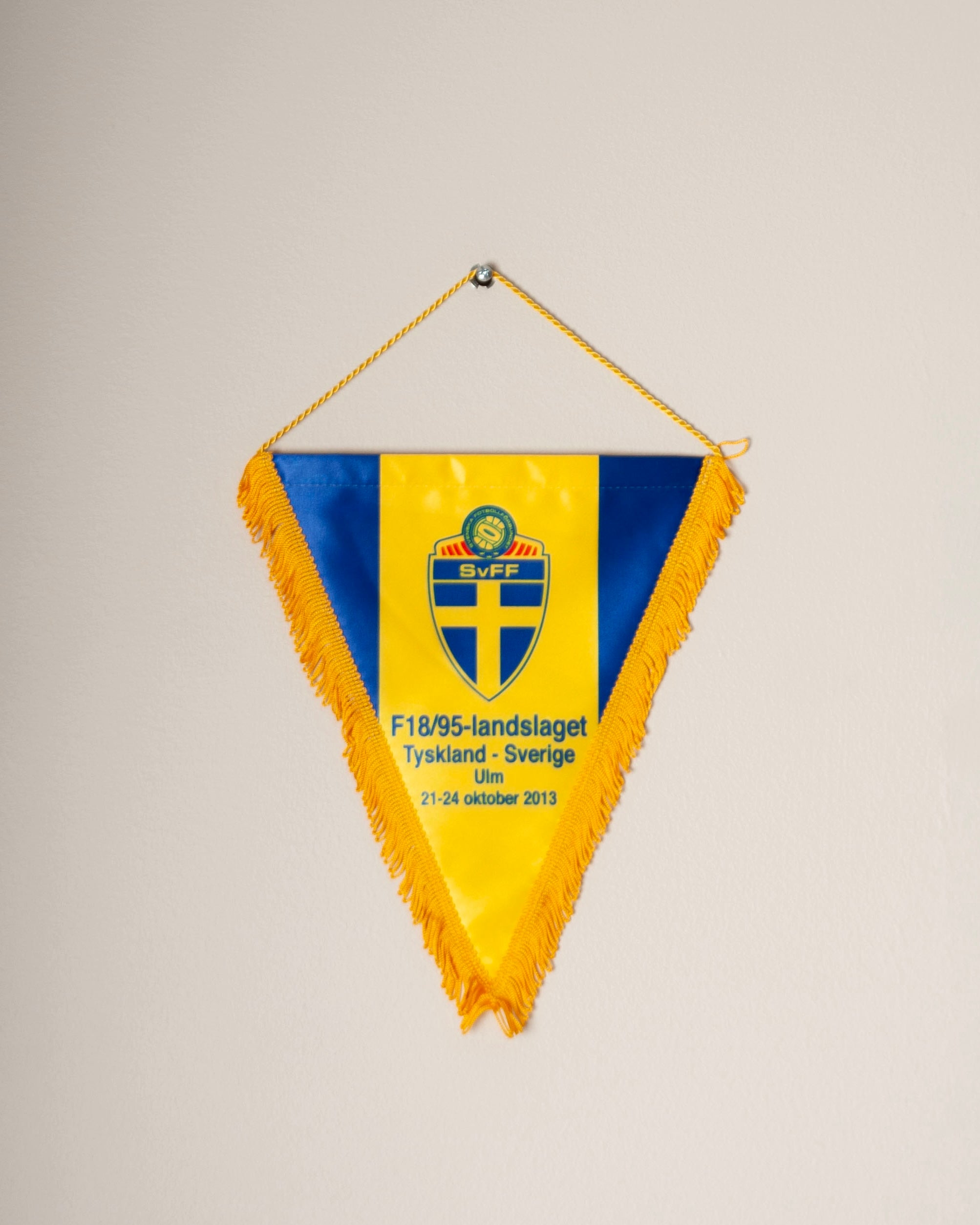 Football Pennant – Germany vs. Sweden (F18/95 National Team, 21-24 October 2013)