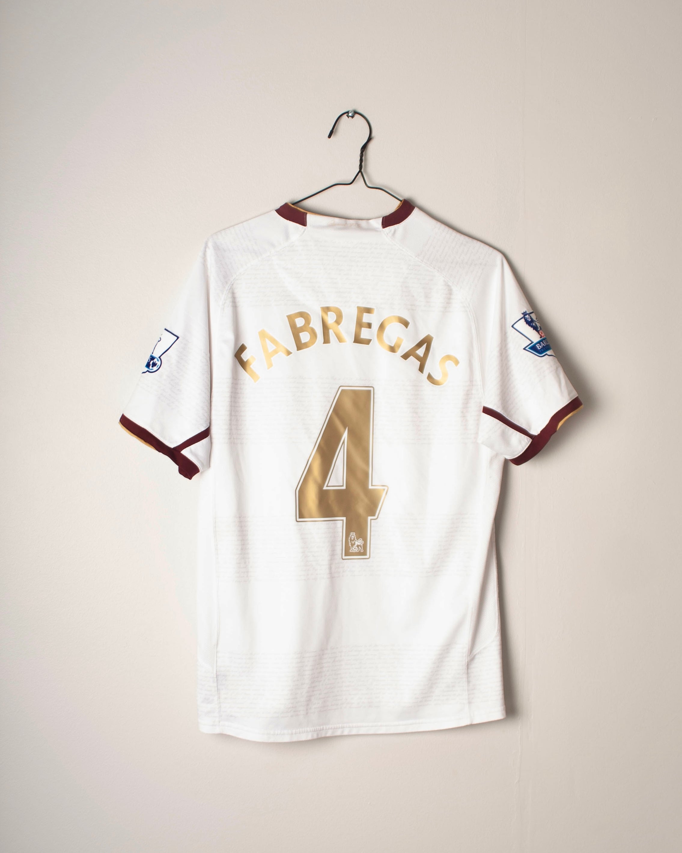 Nike - Arsenal FC 2007/08 Away Football Shirt 'FABREGAS'