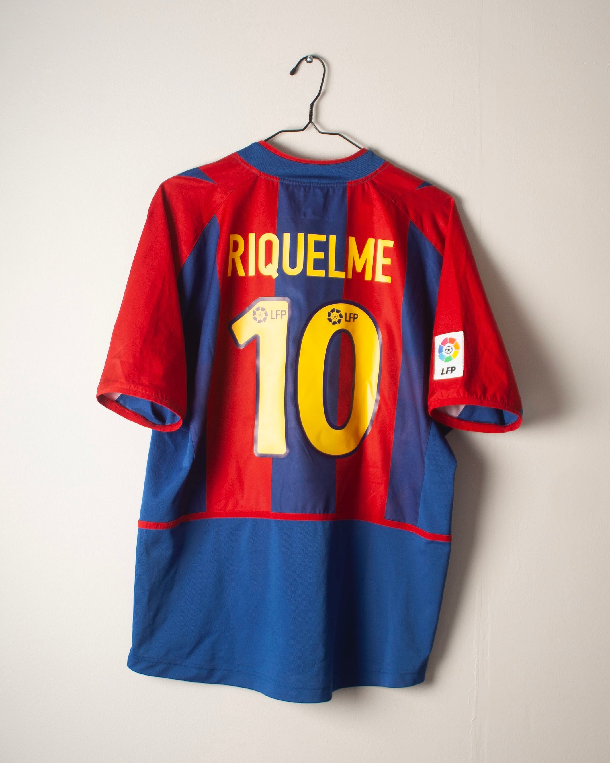 Nike - FC Barcelona 2002/03 Home Football Shirt 'RIQUELME'