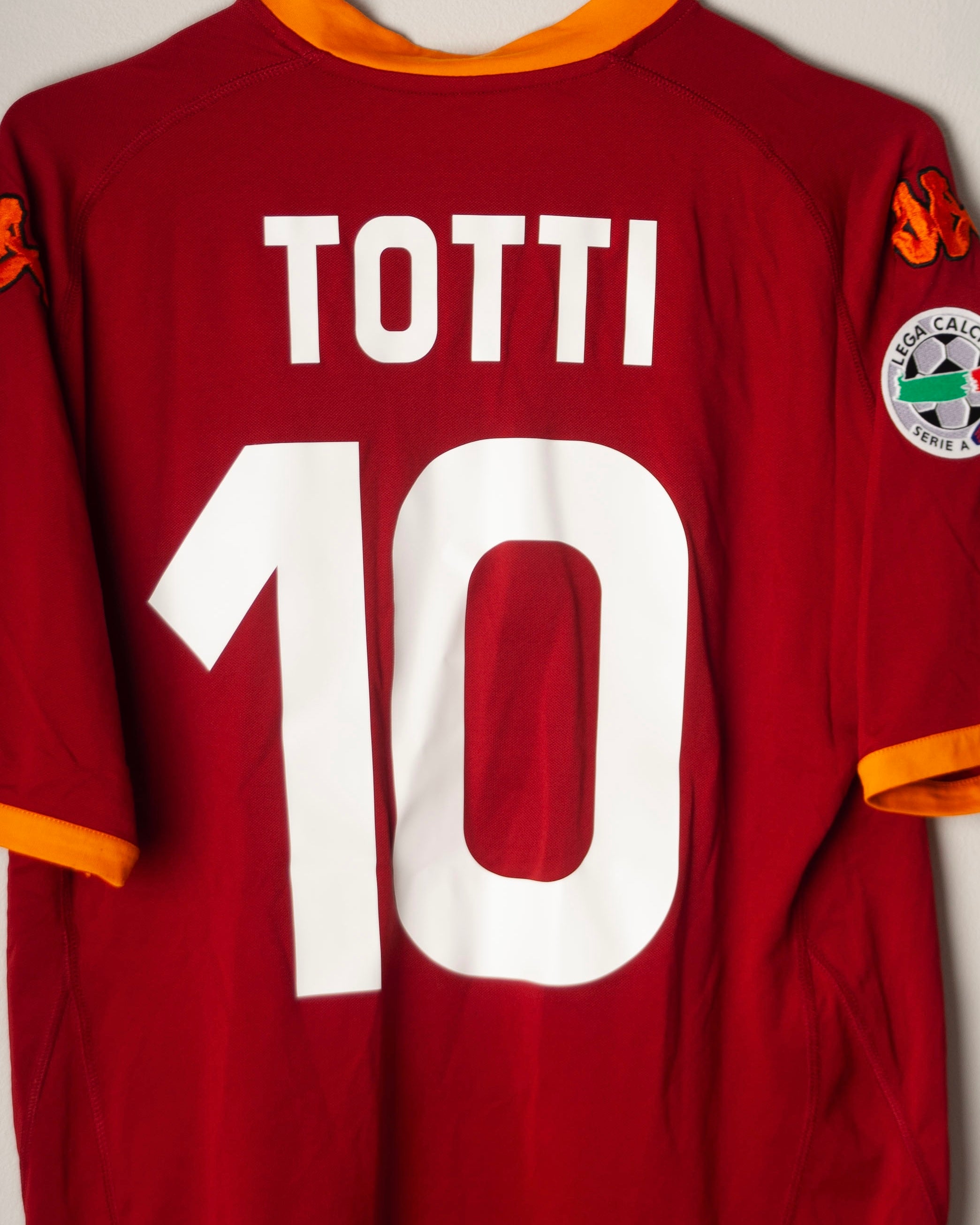 Kappa - AS Roma 2007/08 Home Football Shirt 'TOTTI'