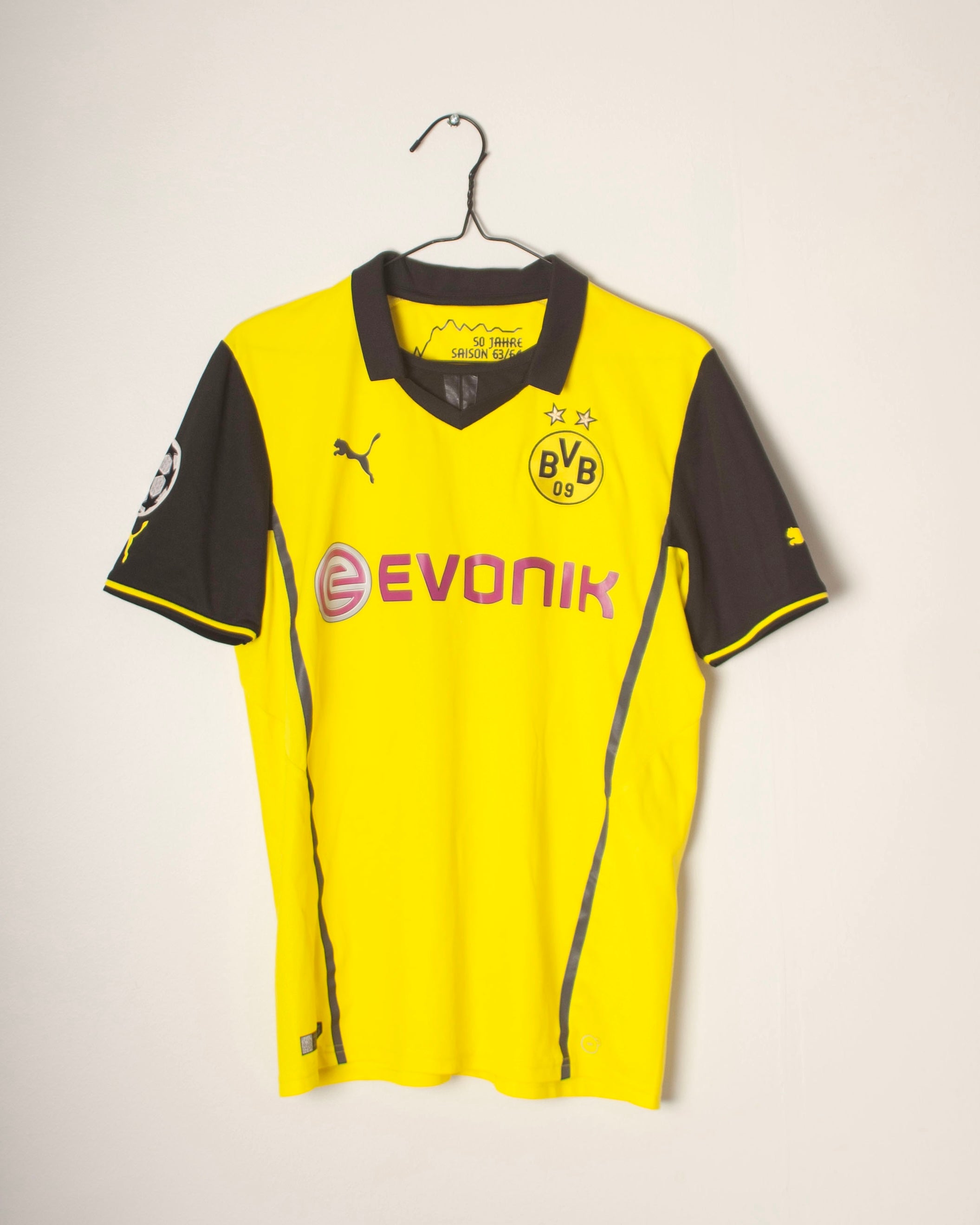 Puma - Borussia Dortmund 2013/14 Home Football Shirt Champions League Version 'REUS'