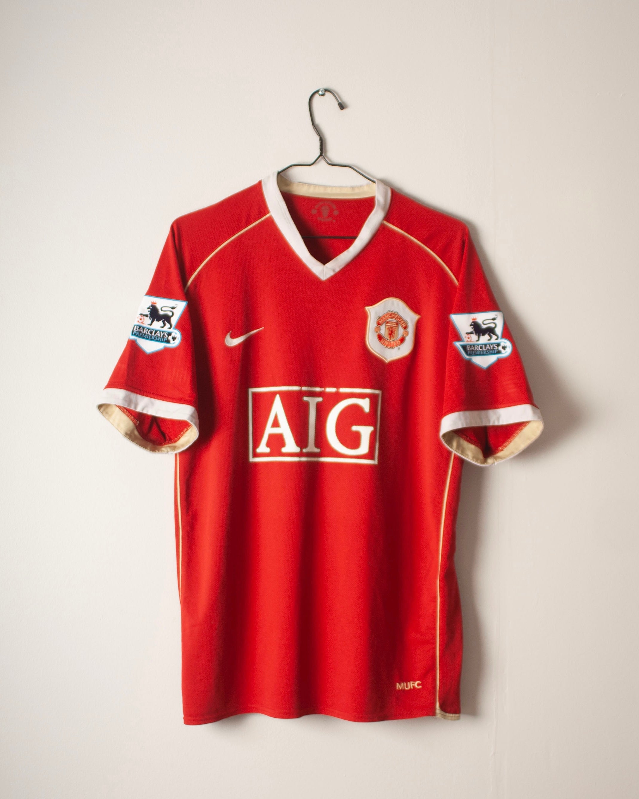 Nike - Manchester United 2006/07 Home Football Shirt 'SOLSKJAER'