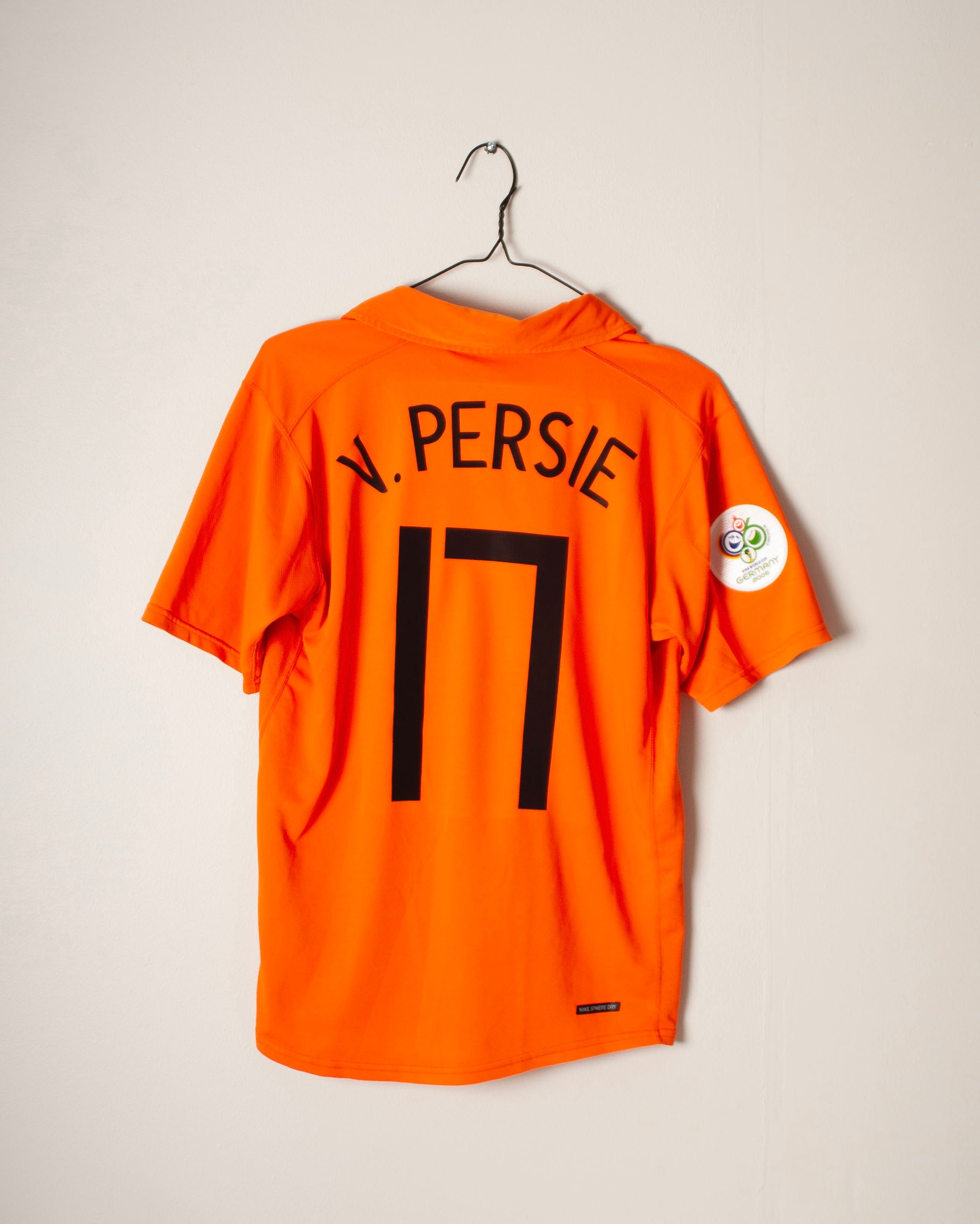 Nike - Netherlands 2006 Home Football Shirt 'V.PERSIE'