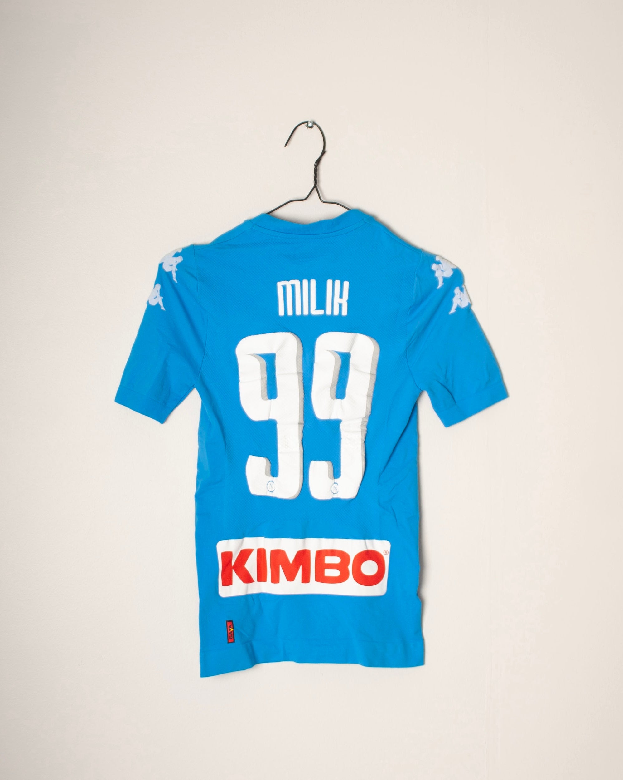 Kappa - SSC Napoli 2016/17 Home Football Shirt 'MILIK'