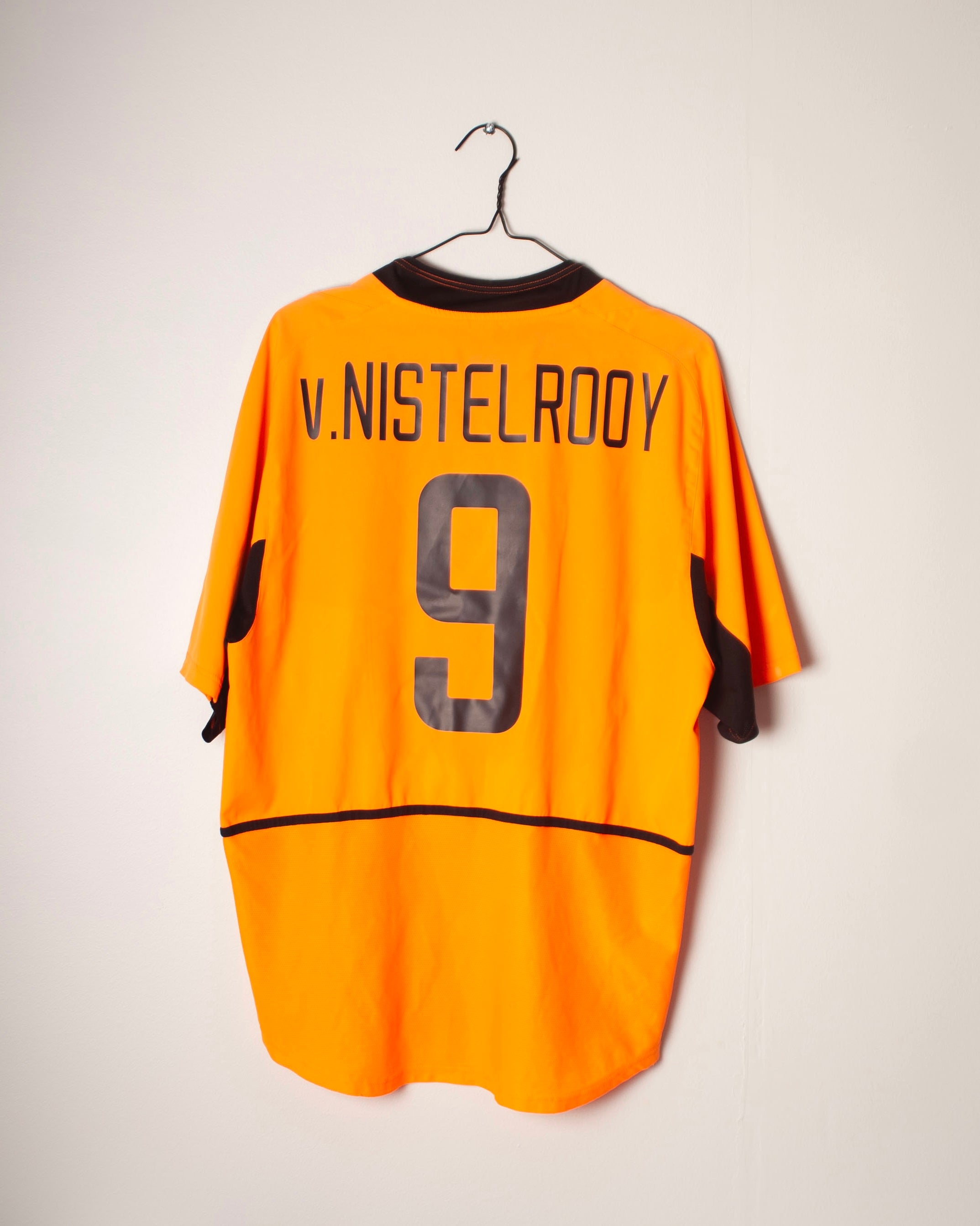 Nike - Netherlands 2002 Home Football Shirt 'v. NISTELROOY'