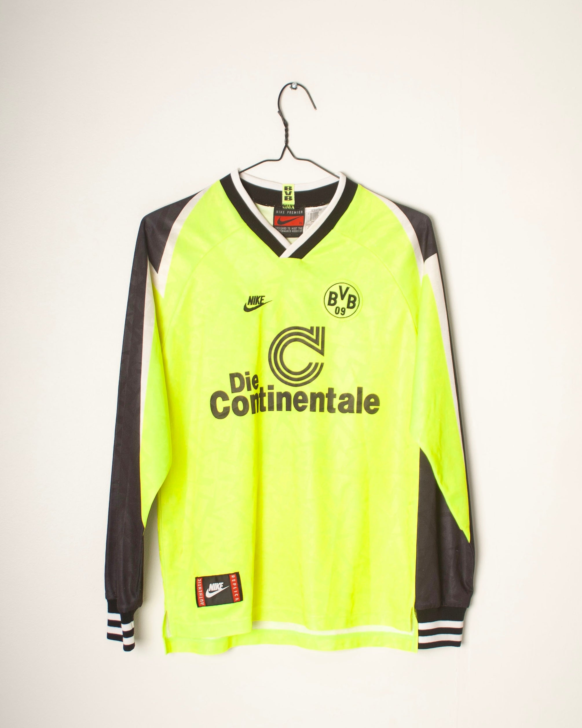 Nike - Borussia Dortmund 1995/96 Home Football Shirt 'REUTER'
