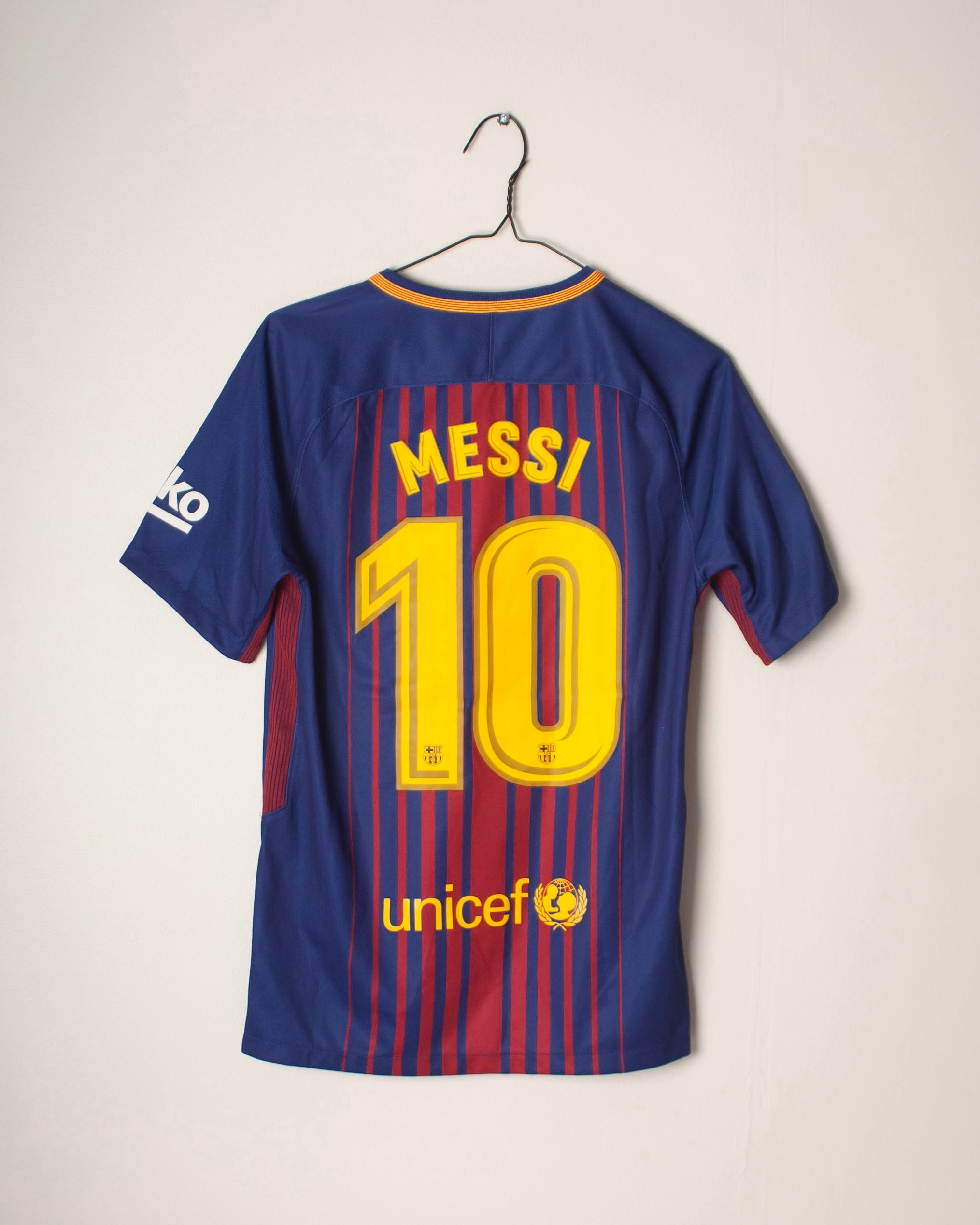 Nike - FC Barcelona 2017/18 Home Football Shirt 'MESSI'