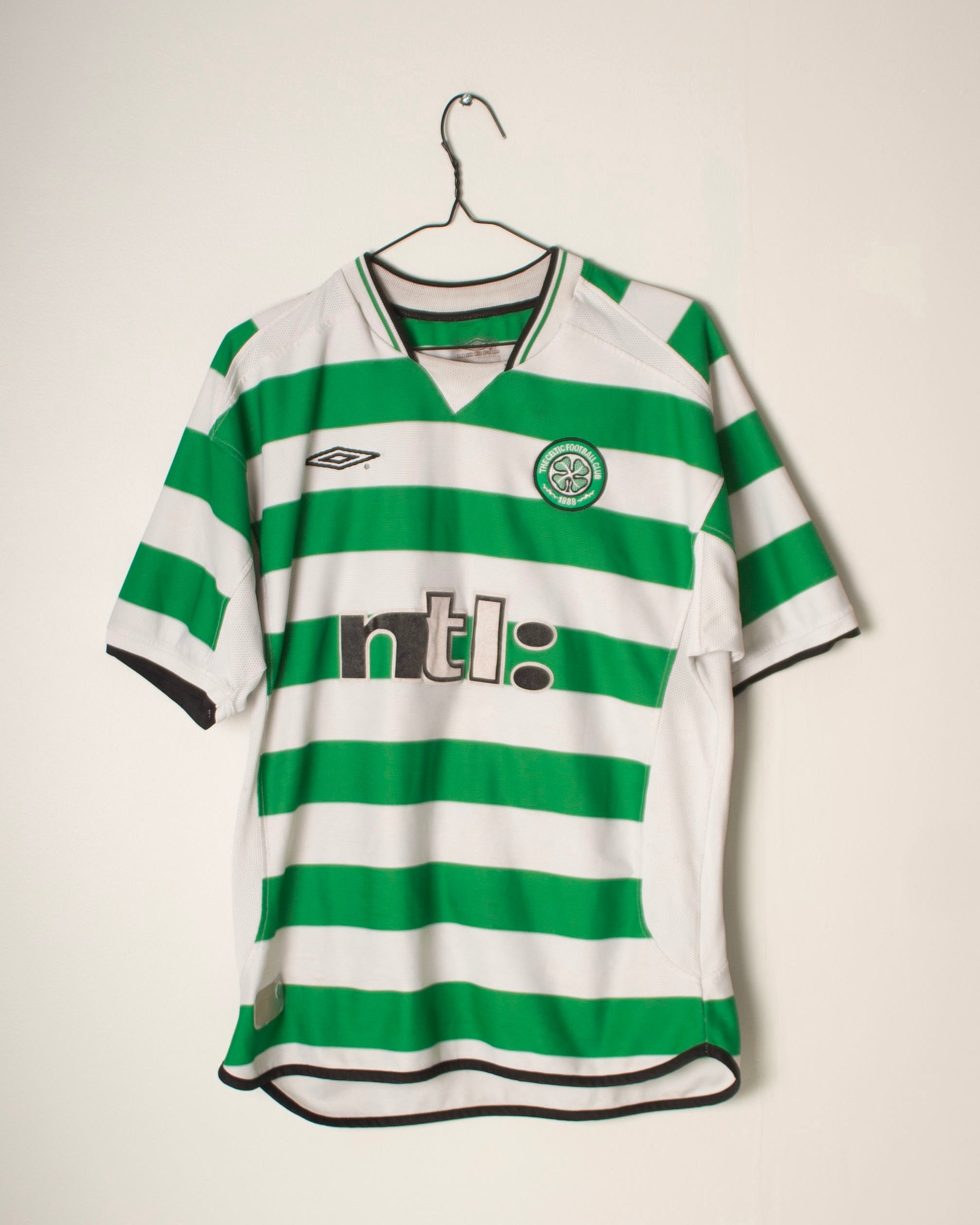 Umbro - Celtic FC 2001/03 Home Football Shirt 'LARSSON'