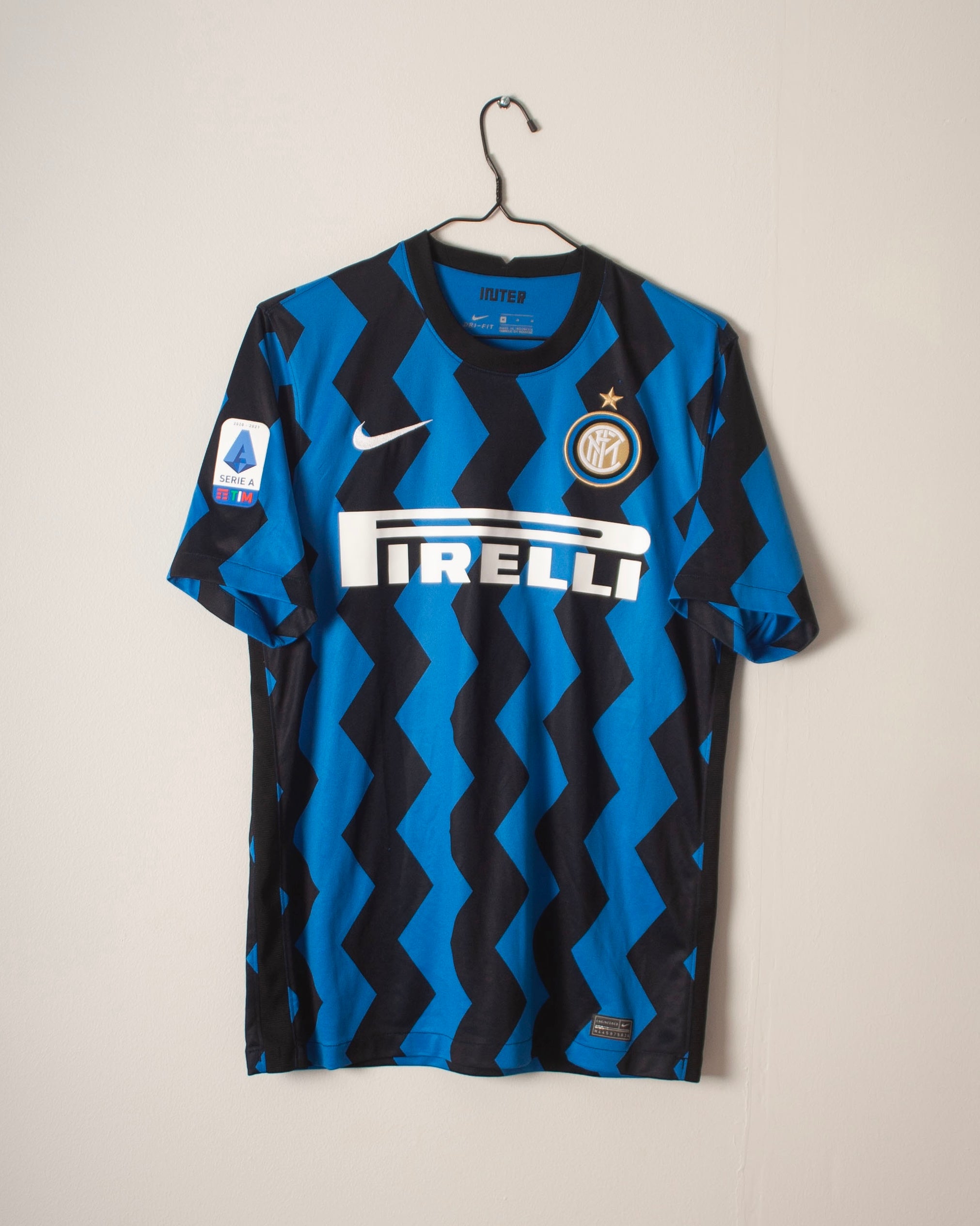 Nike - Inter Milan 2020/21 Home Football Shirt 'J.ZANETTI'
