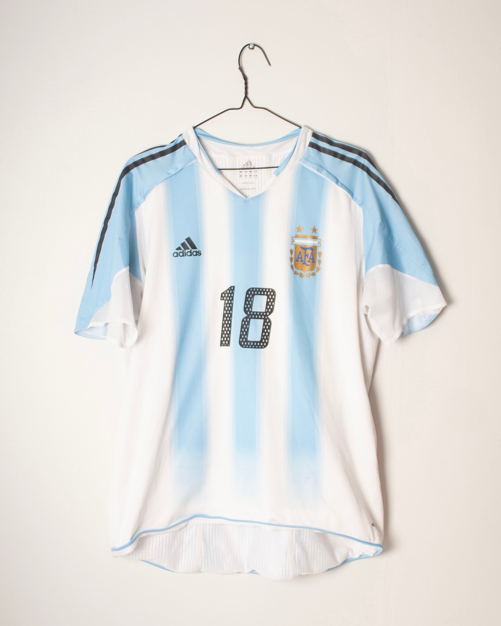 Adidas - Argentina 2004 Home Football Shirt 'MESSI'
