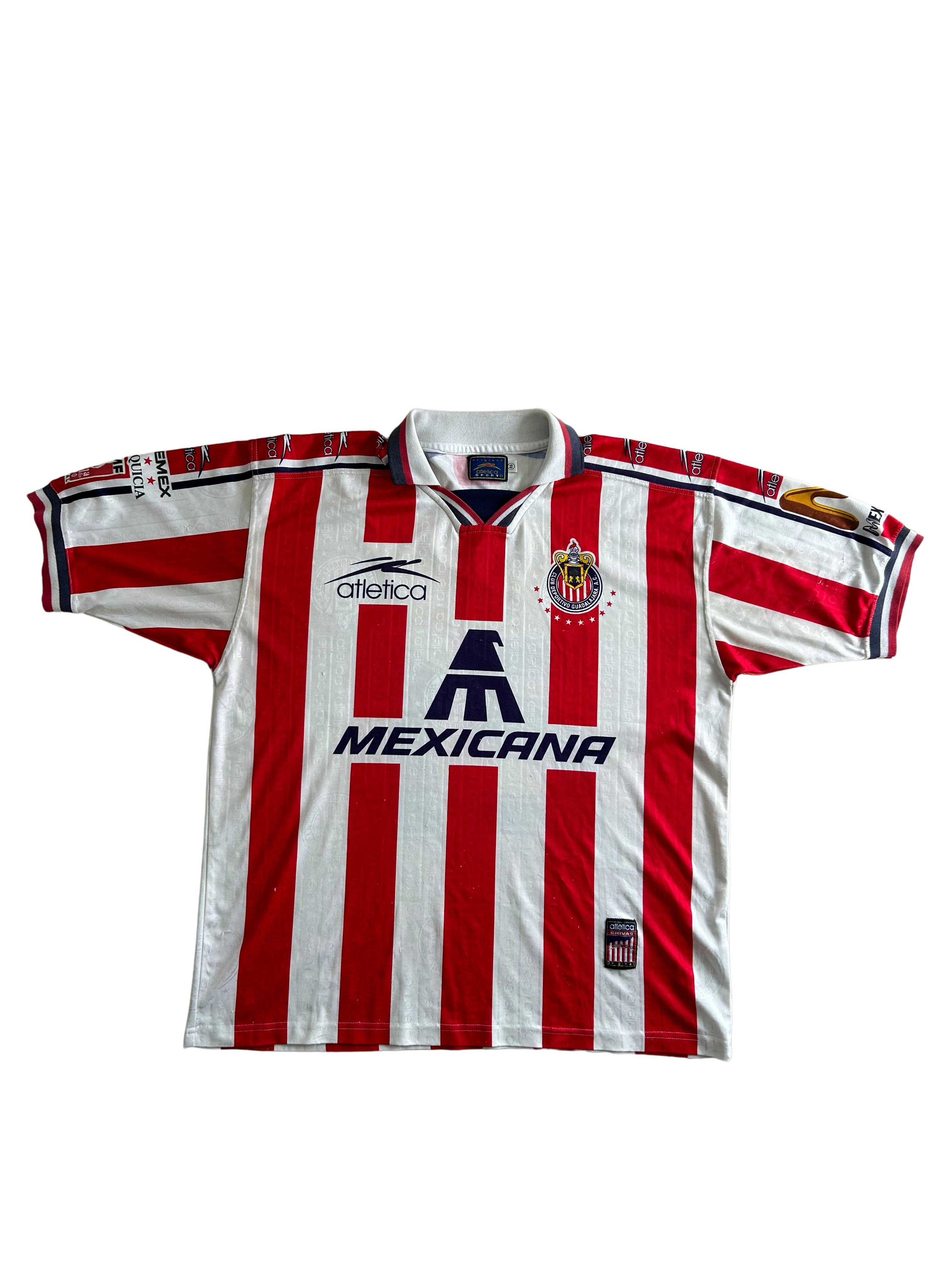 Atletica - Chivas de Guadalajara 1997/98 Home Football Shirt '21'