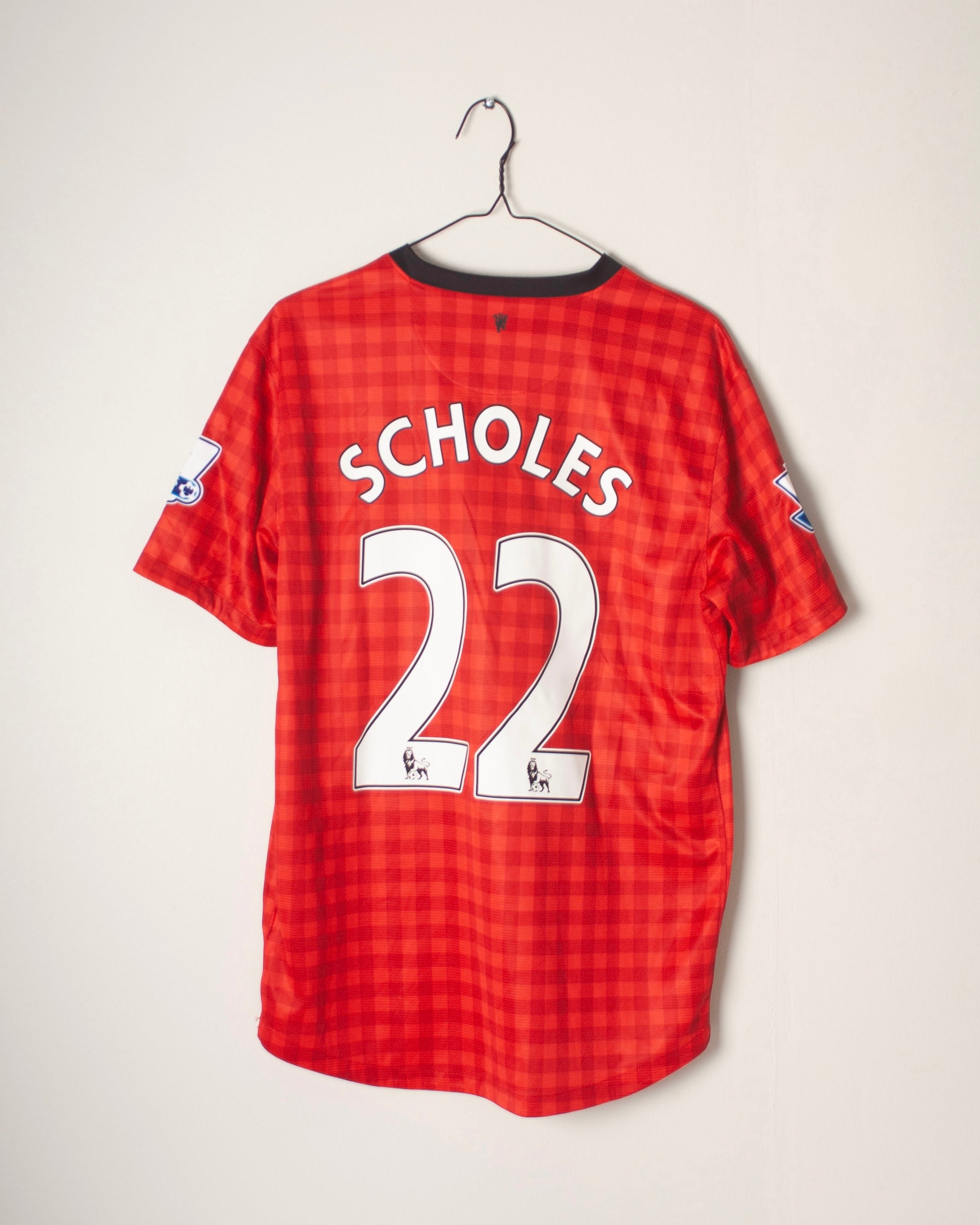 Nike - Manchester United 2012/13 Home Football Shirt 'SCHOLES'