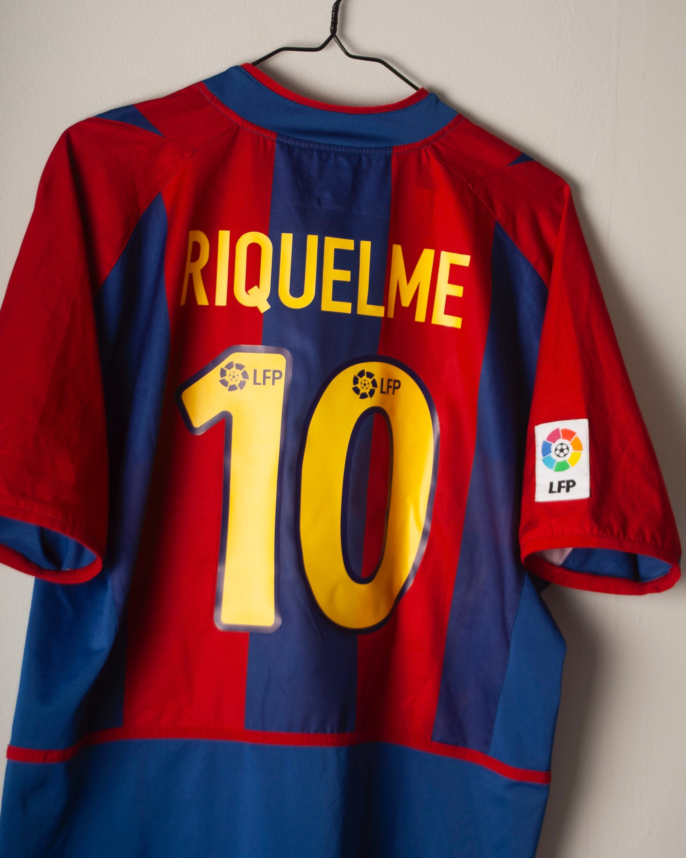 Nike - FC Barcelona 2002/03 Home Football Shirt 'RIQUELME'