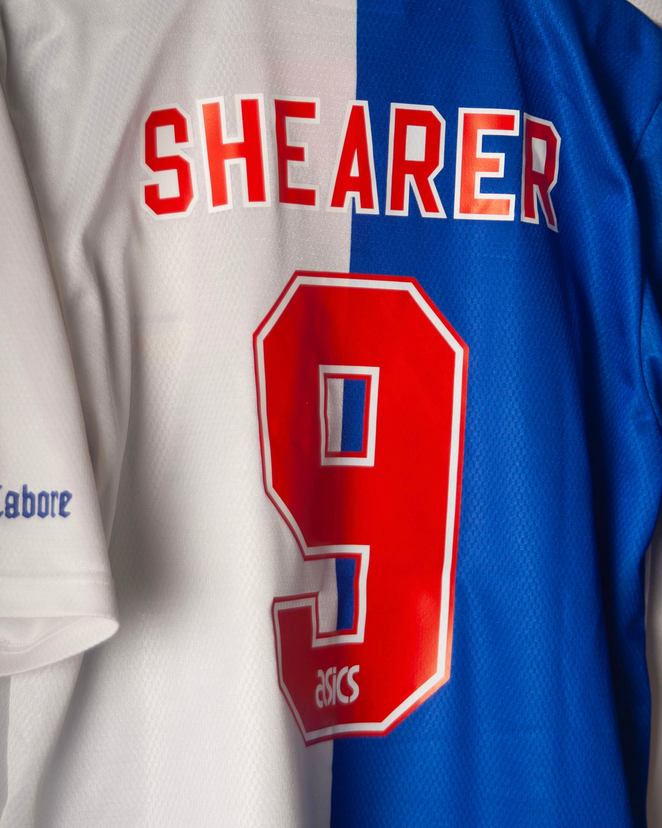 Asics - Blackburn Rovers 1994/96 Home Football Shirt 'SHEARER'