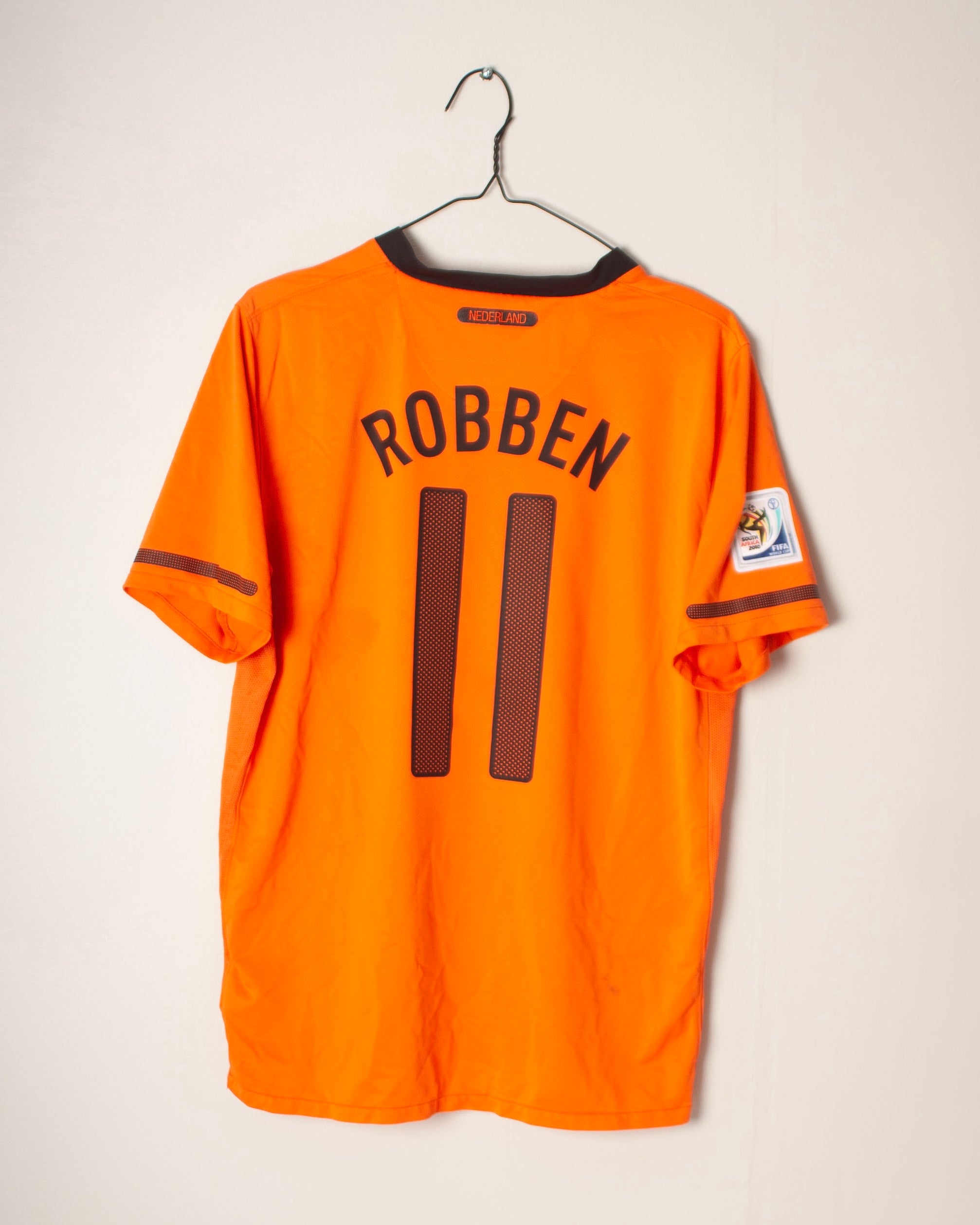 Nike - Netherlands 2010 Home Football Shirt 'ROBBEN'